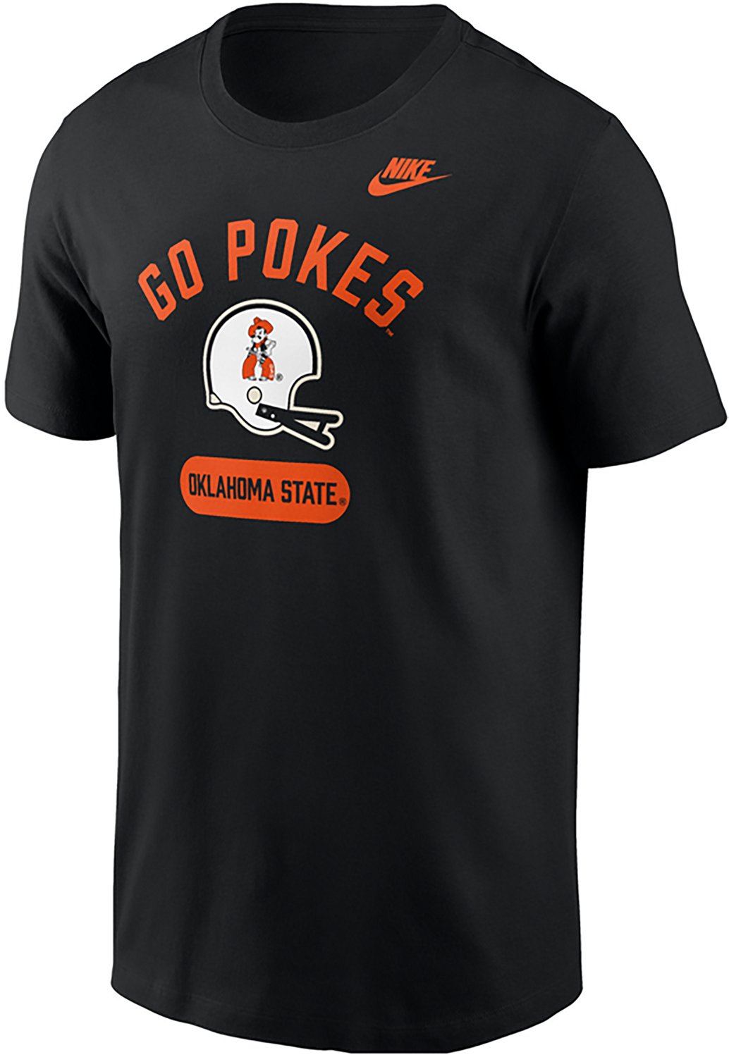 Nike Men's Oklahoma State Mantra Arch Over Helmet Short Sleeve T-shirt