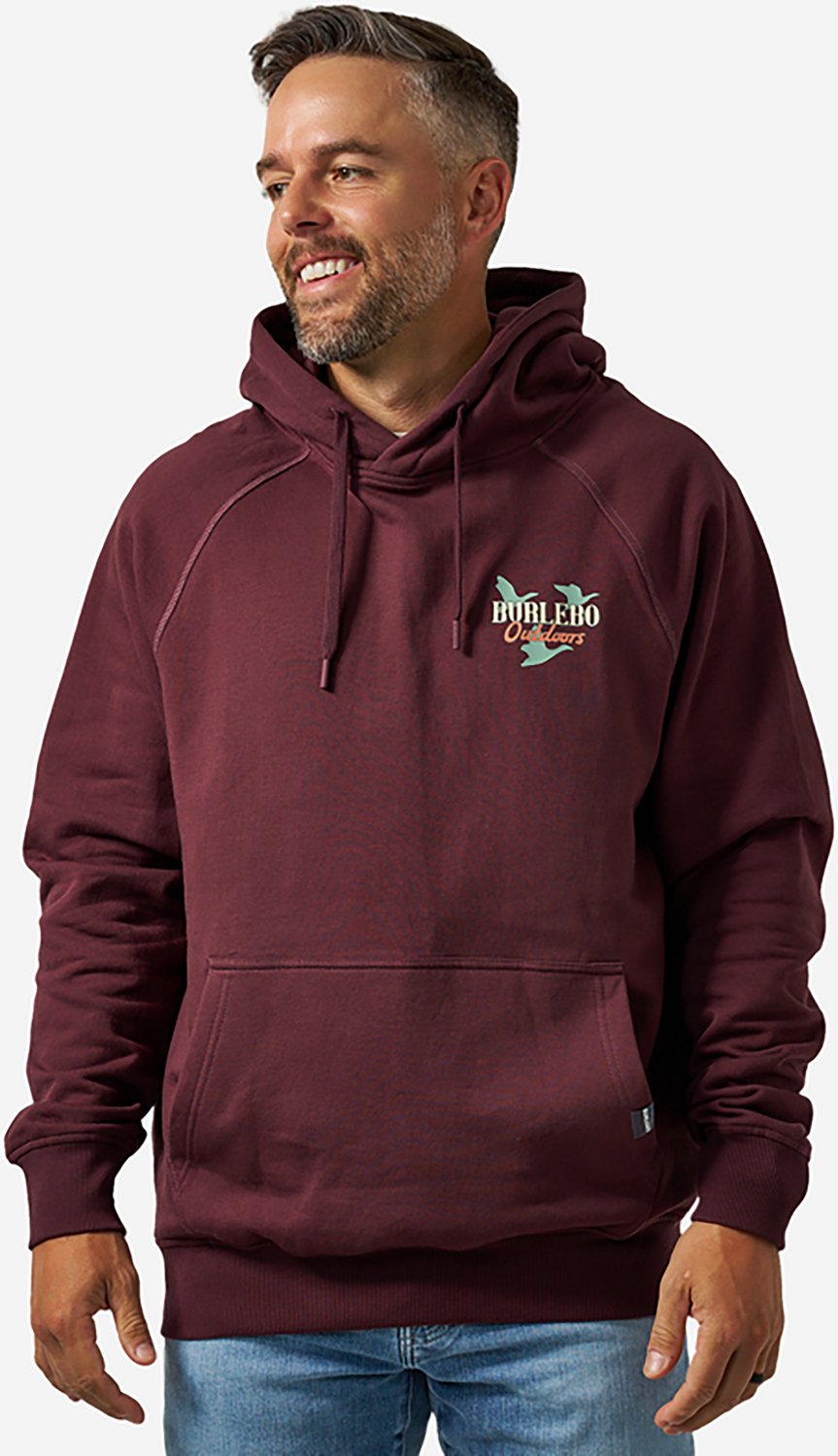 BURLEBO Men's Fleece Pullover Hoodie