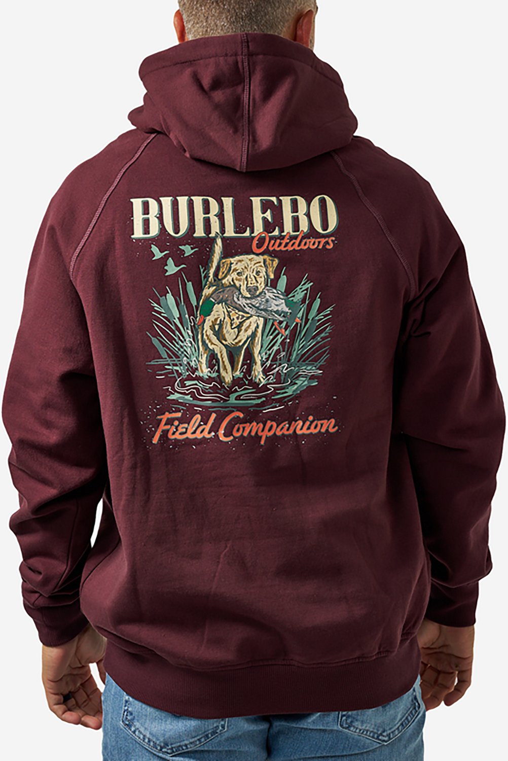 BURLEBO Men's Fleece Pullover Hoodie - view number 2