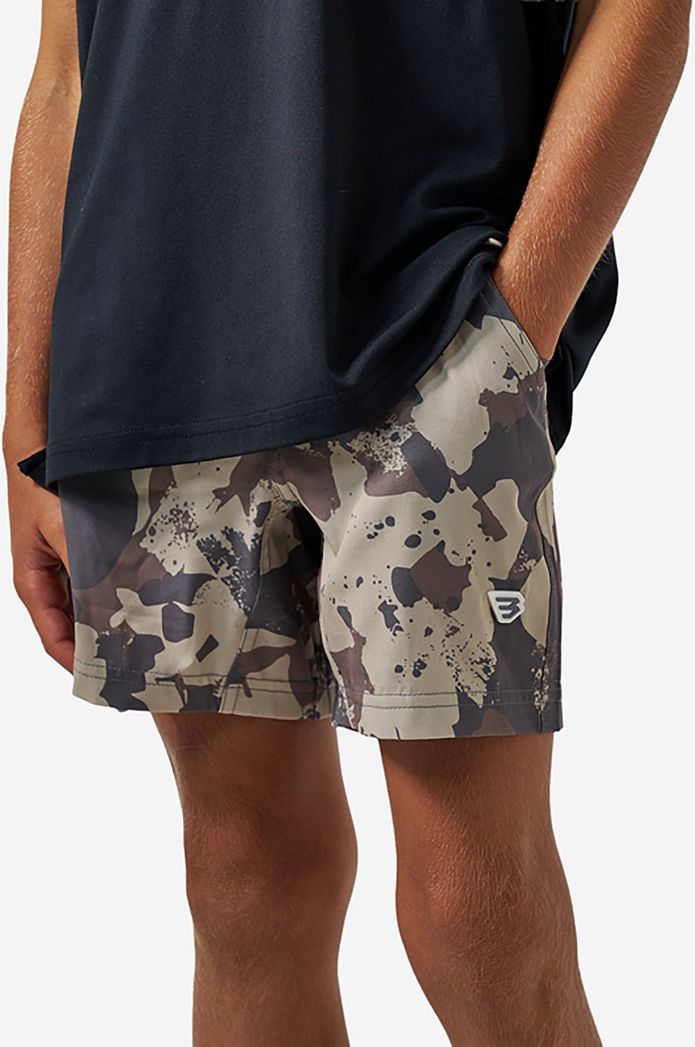 BURLEBO Boys' Athletic Shorts 6 in