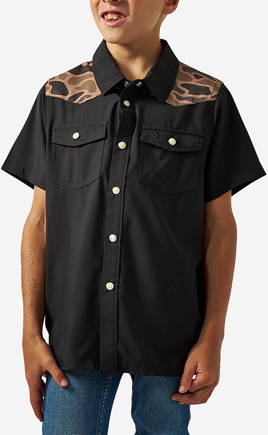 BURLEBO Boys' Western Shirt