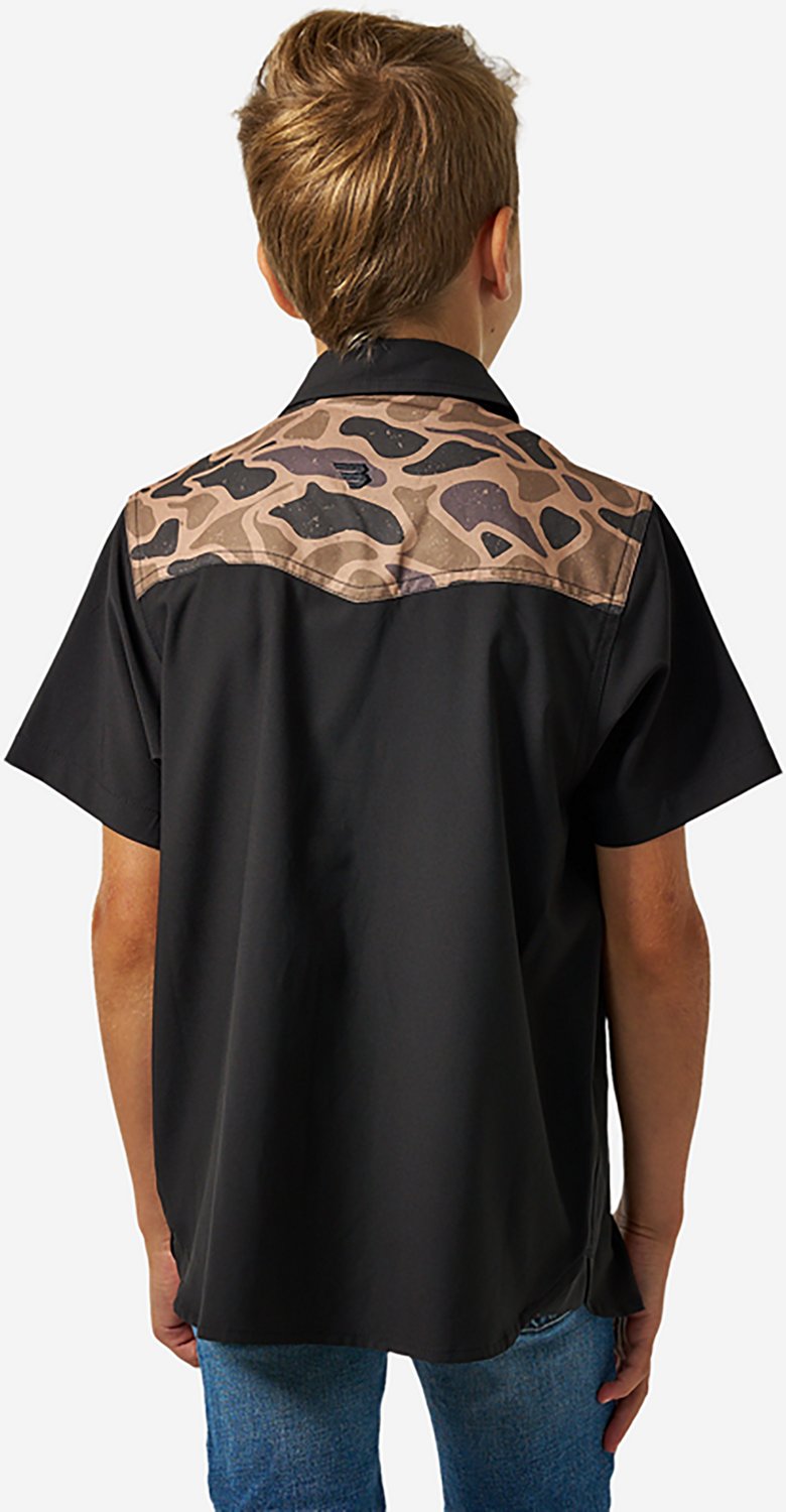 BURLEBO Boys' Western Shirt