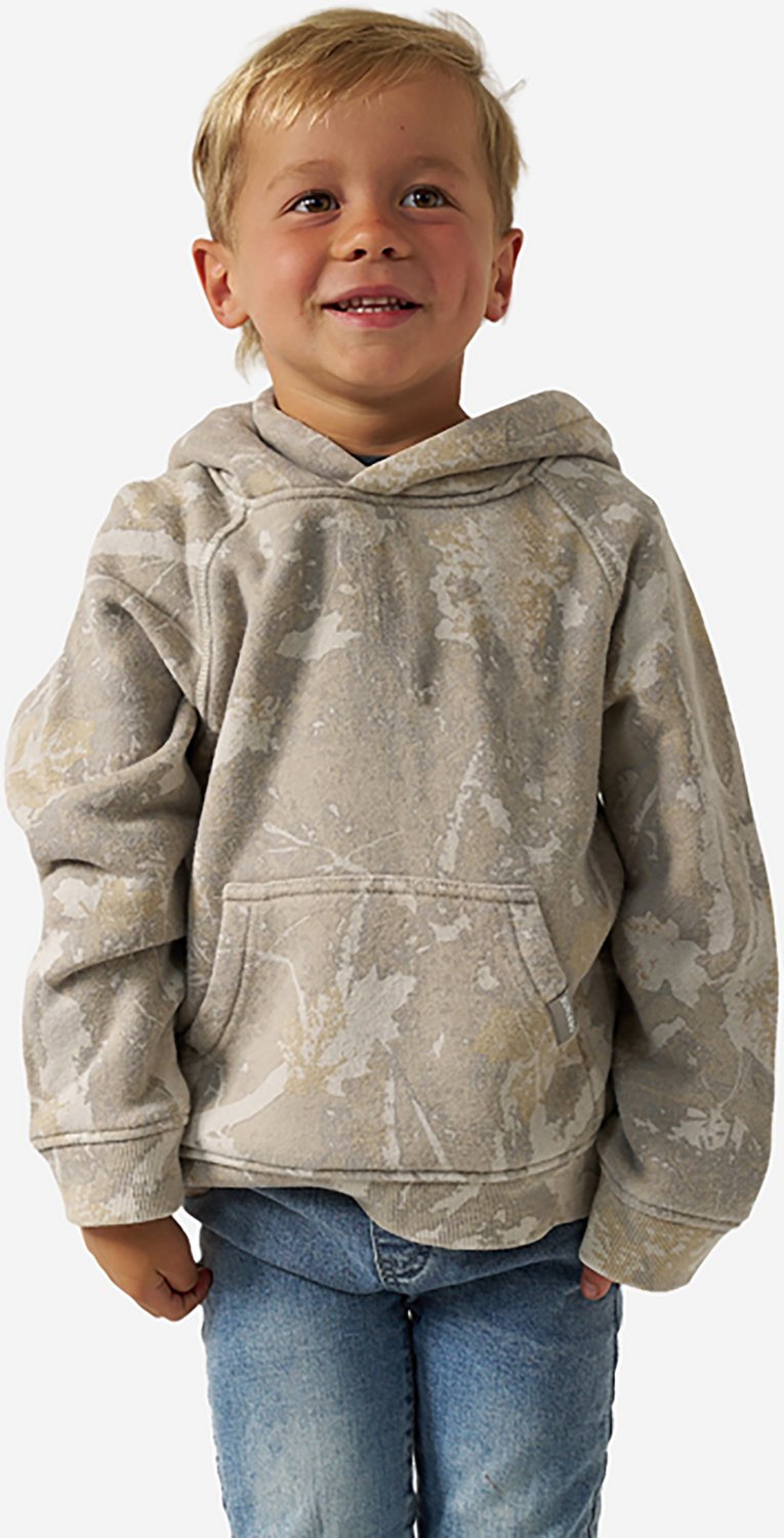 BURLEBO Boys' Vintage Washed Midland Camo Fleece Hoodie - view number 2