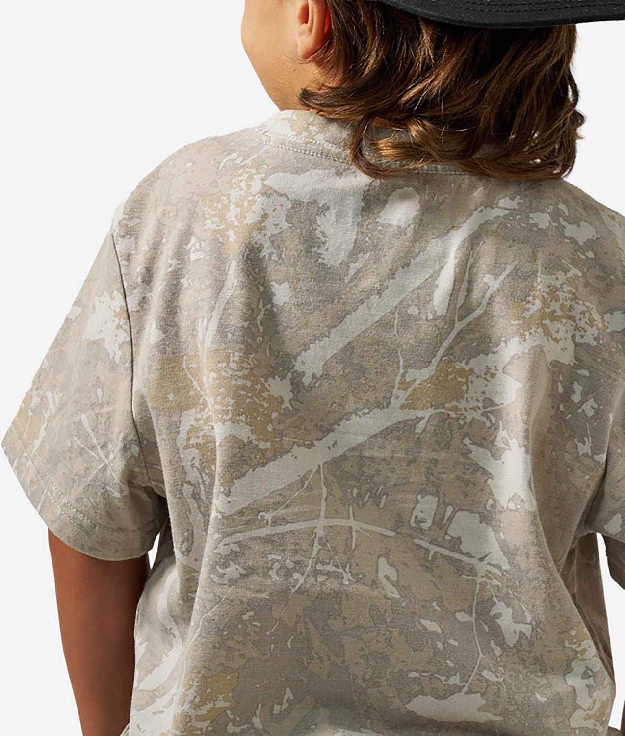 BURLEBO Boys' Vintage Washed Midland Camo T-shirt - view number 4