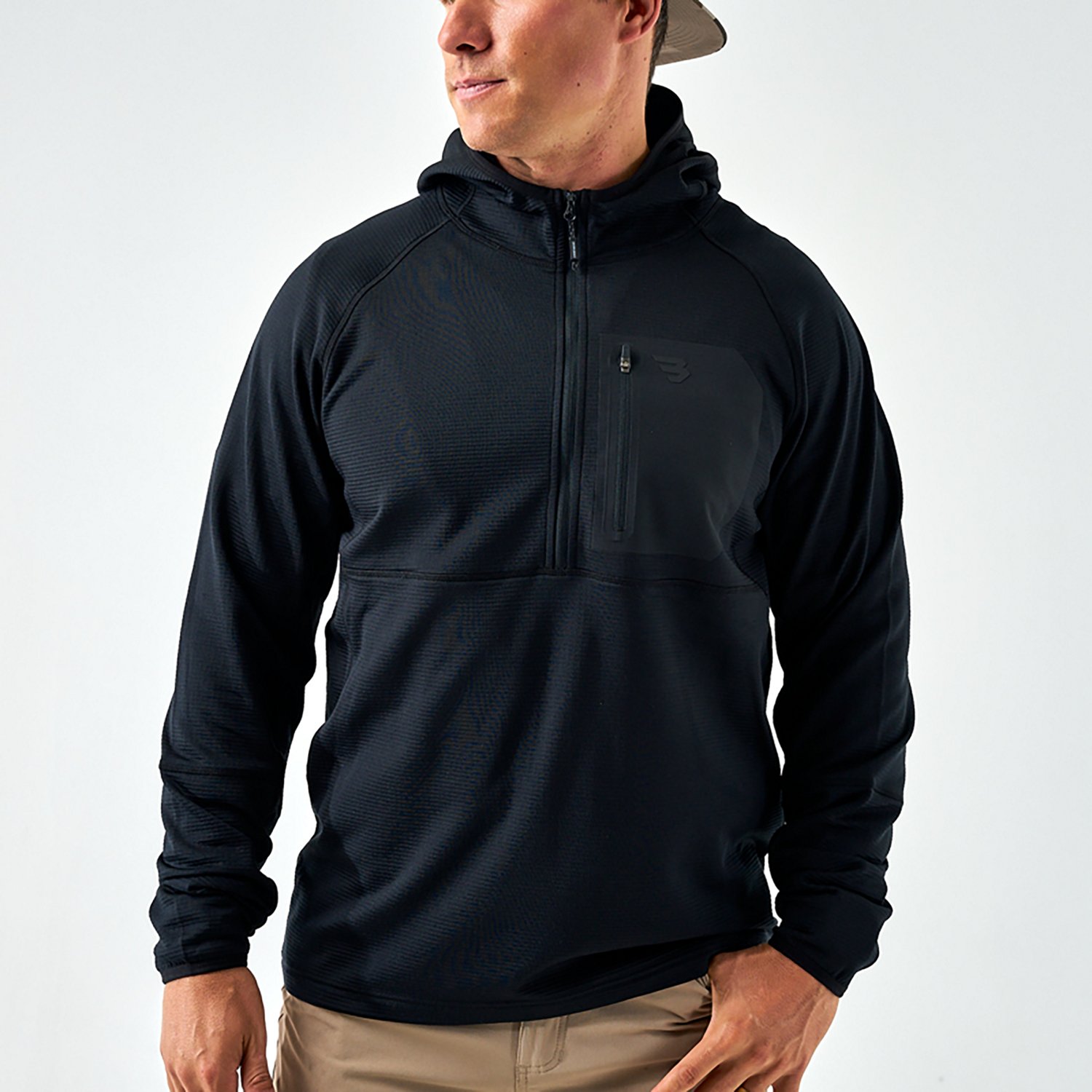 BURLEBO Men's Blaze Tech 1/4 Zip