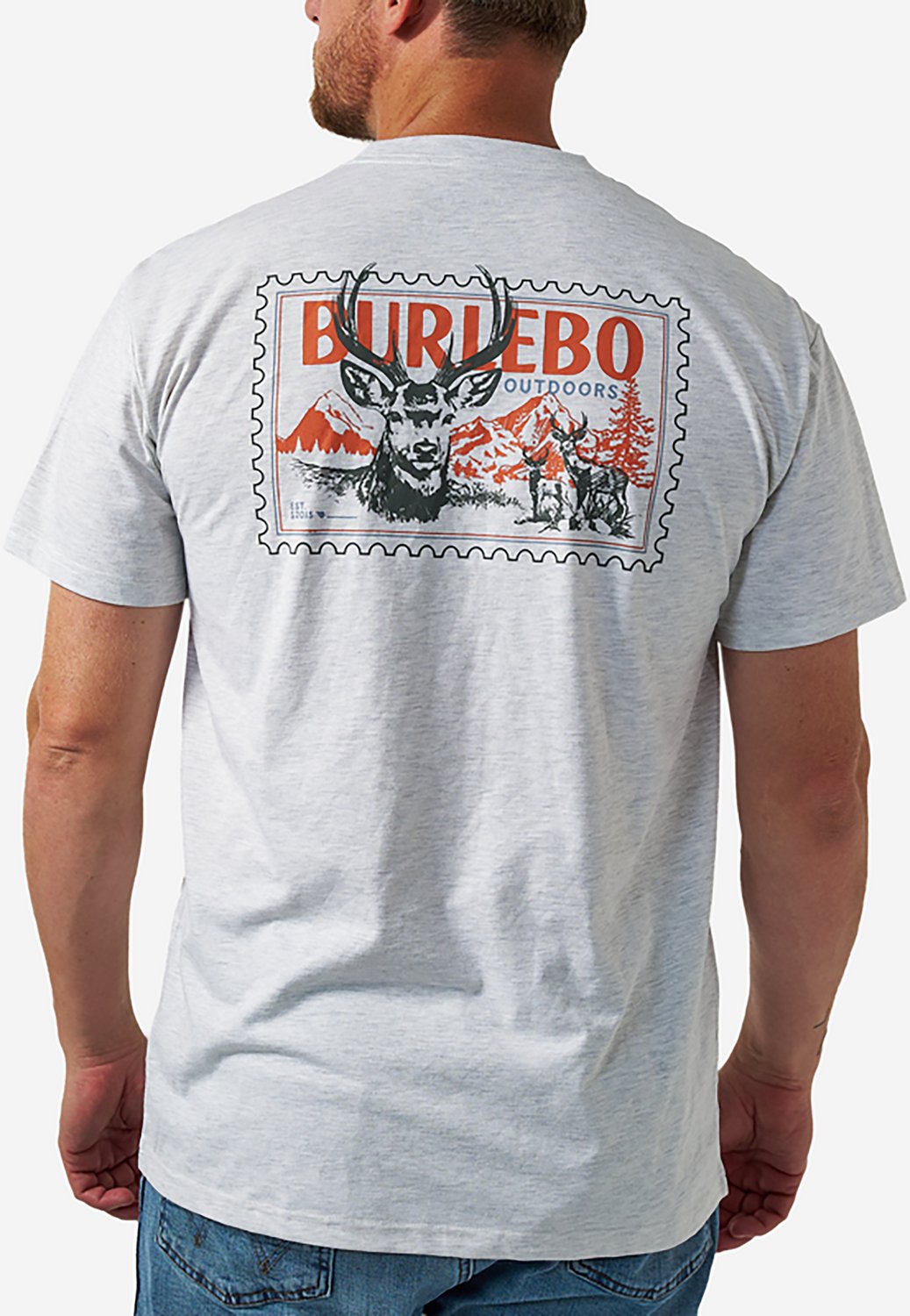 BURLEBO Men's Buck Stamp T-shirt