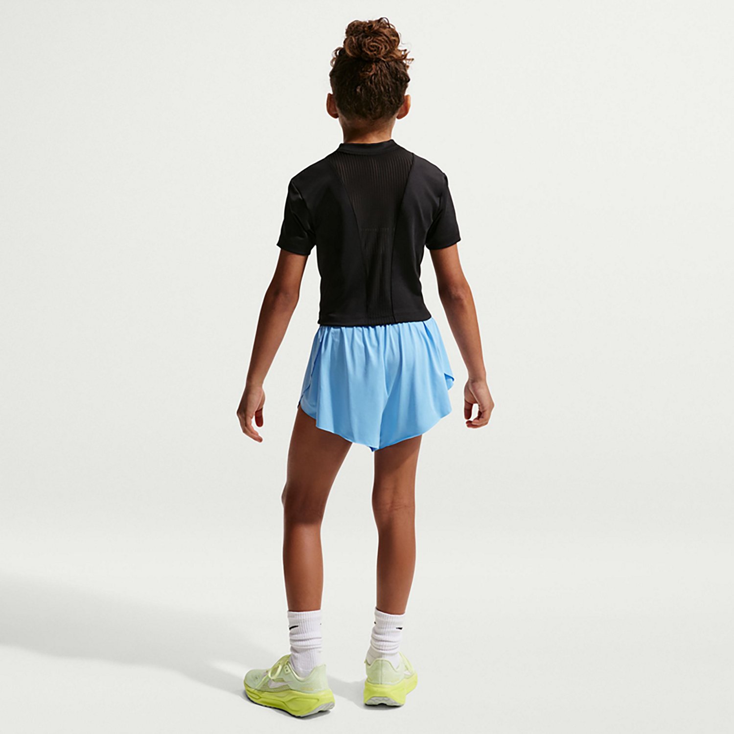Nike Girls' Pro Dri-FIT 2 in 1 Knit Shorts 3 in - view number 4