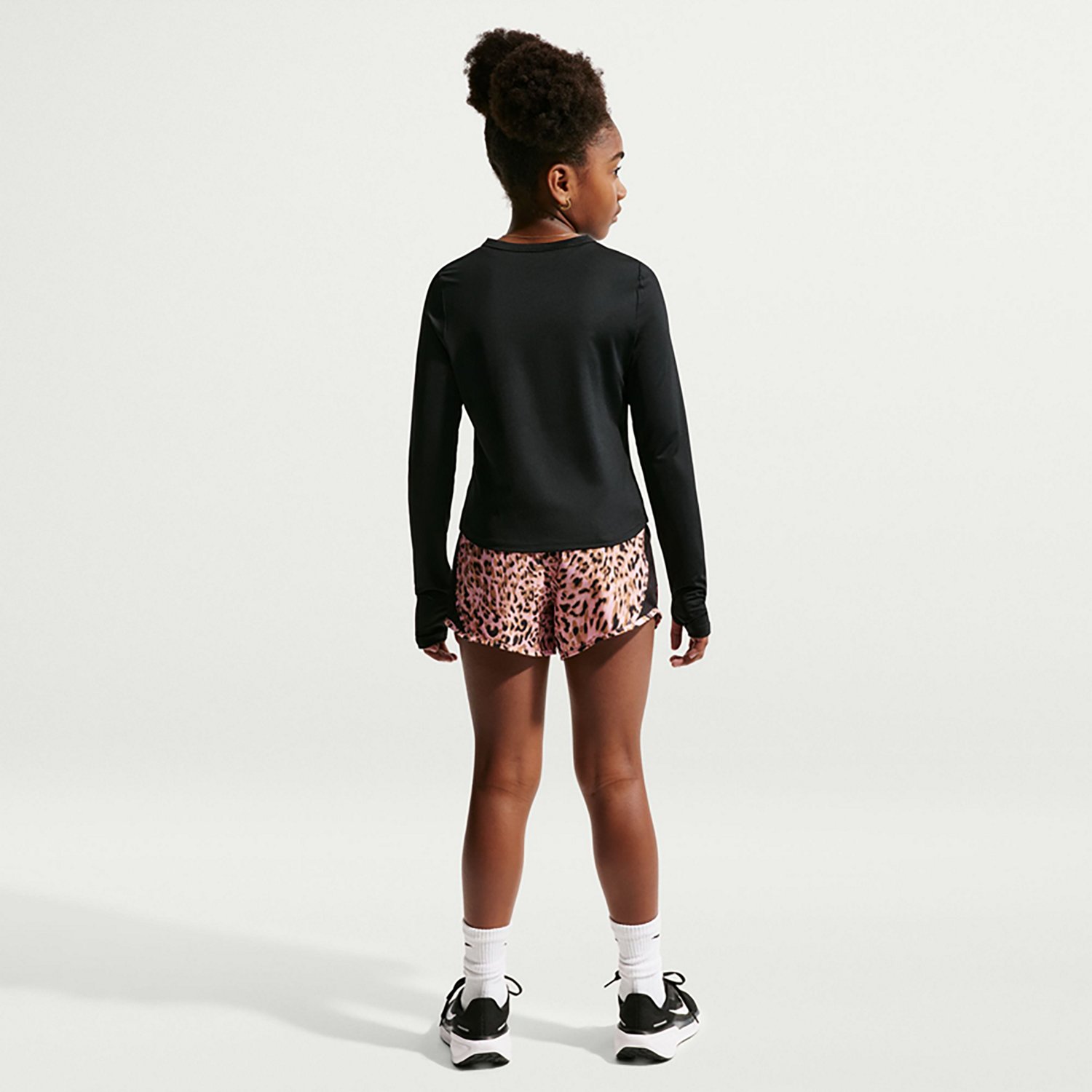 Nike Girls' Tempo Dri-FIT All-Over Print Shorts - view number 4