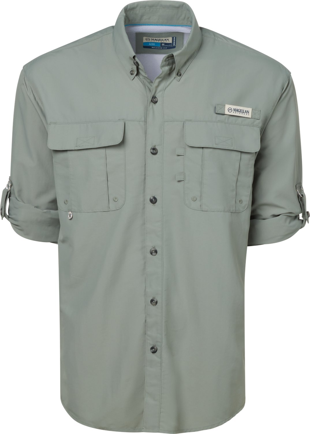 Magellan Outdoors Men's Laguna Madre Solid Long Sleeve Fishing Shirt - view number 3