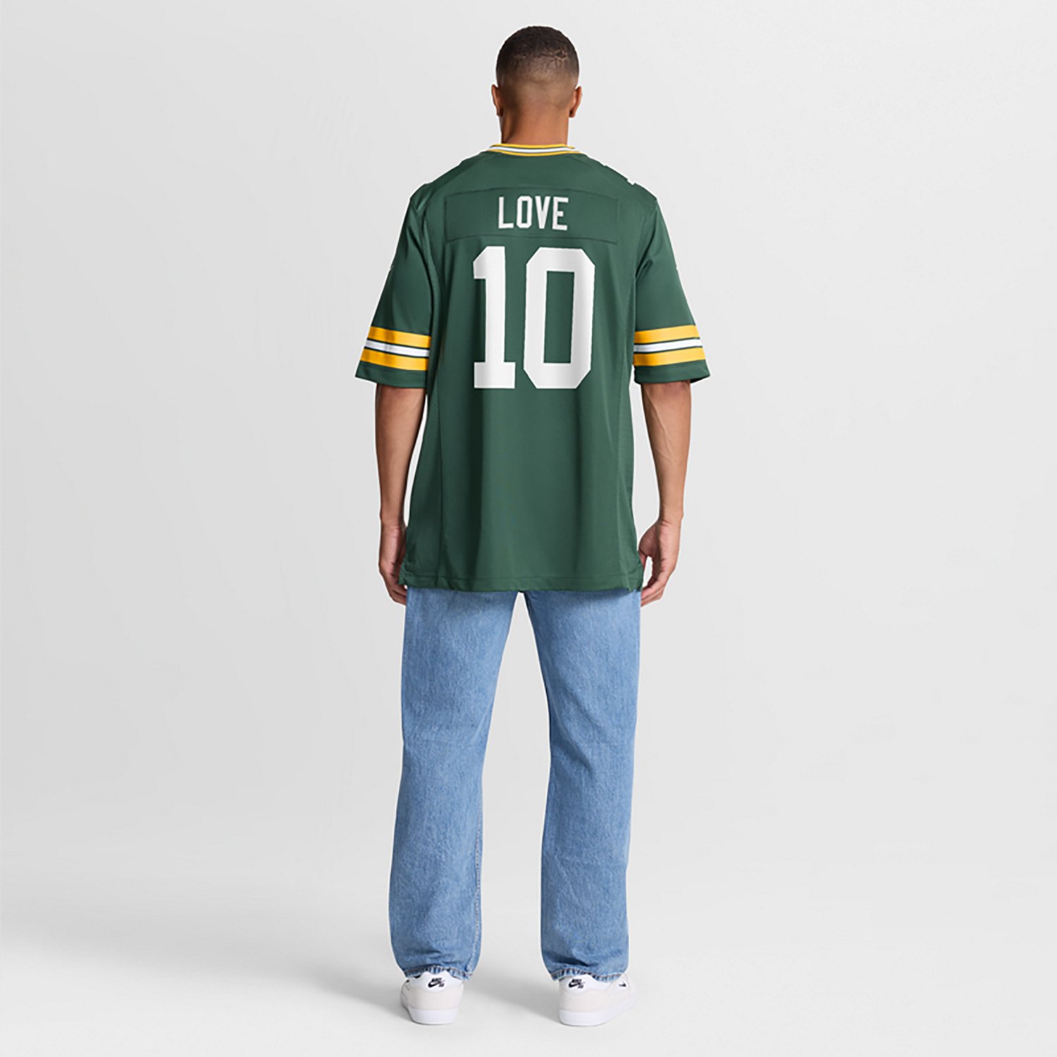 Nike Men's Green Bay Packers Jordan Love #10 Home Game Jersey - view number 2