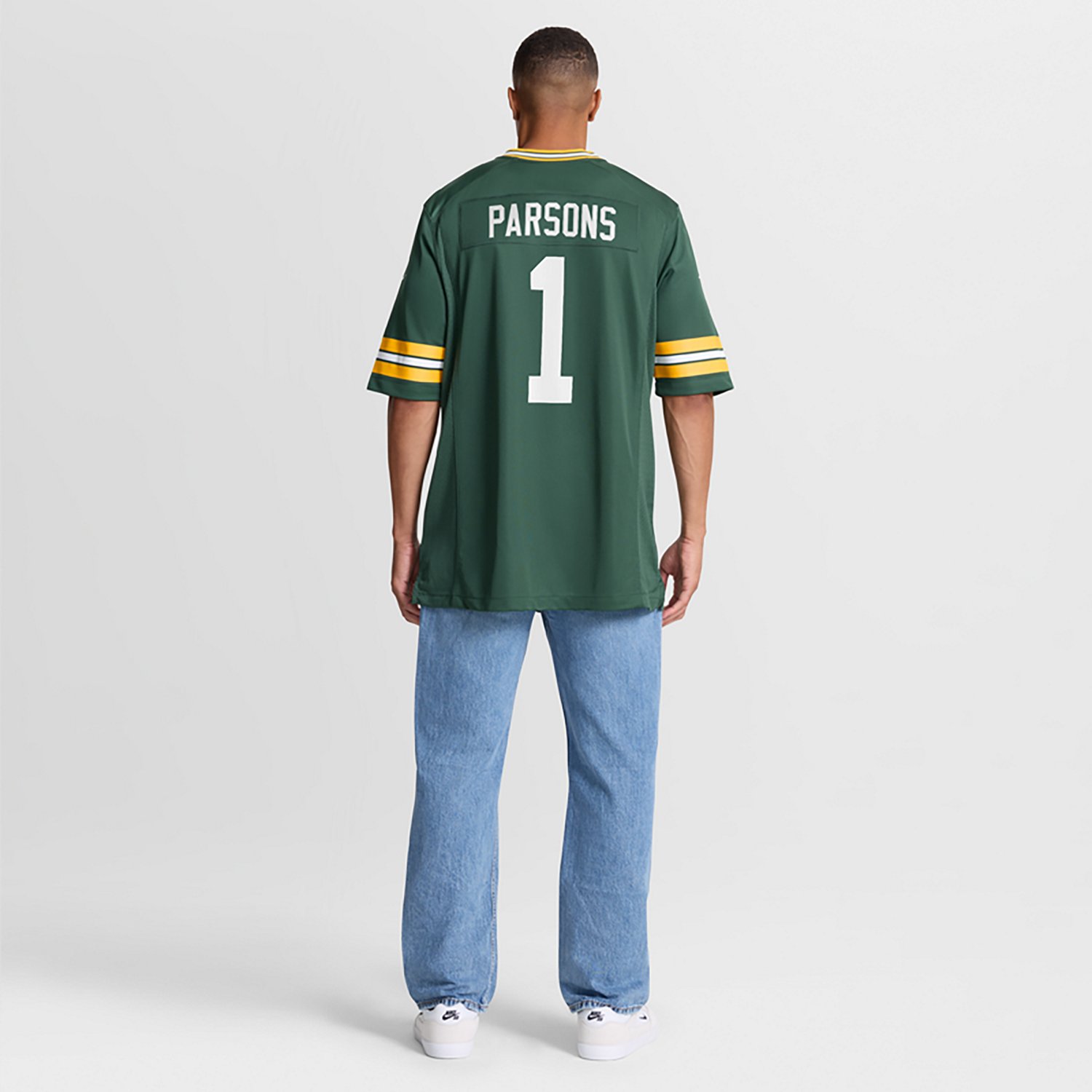 Nike Men's Green Bay Packers Micah Parsons #1 Home Game Jersey - view number 2