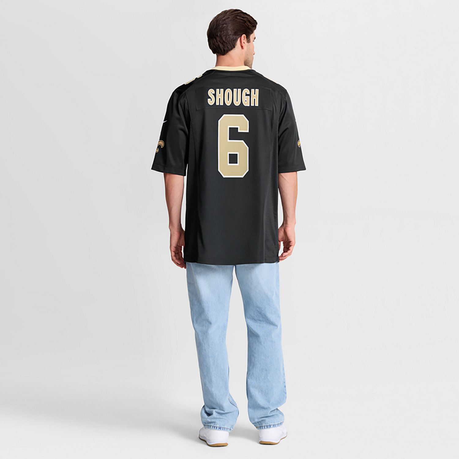 Nike Men's New Orleans Saints Tyler Shough #6 Home Jersey - view number 2