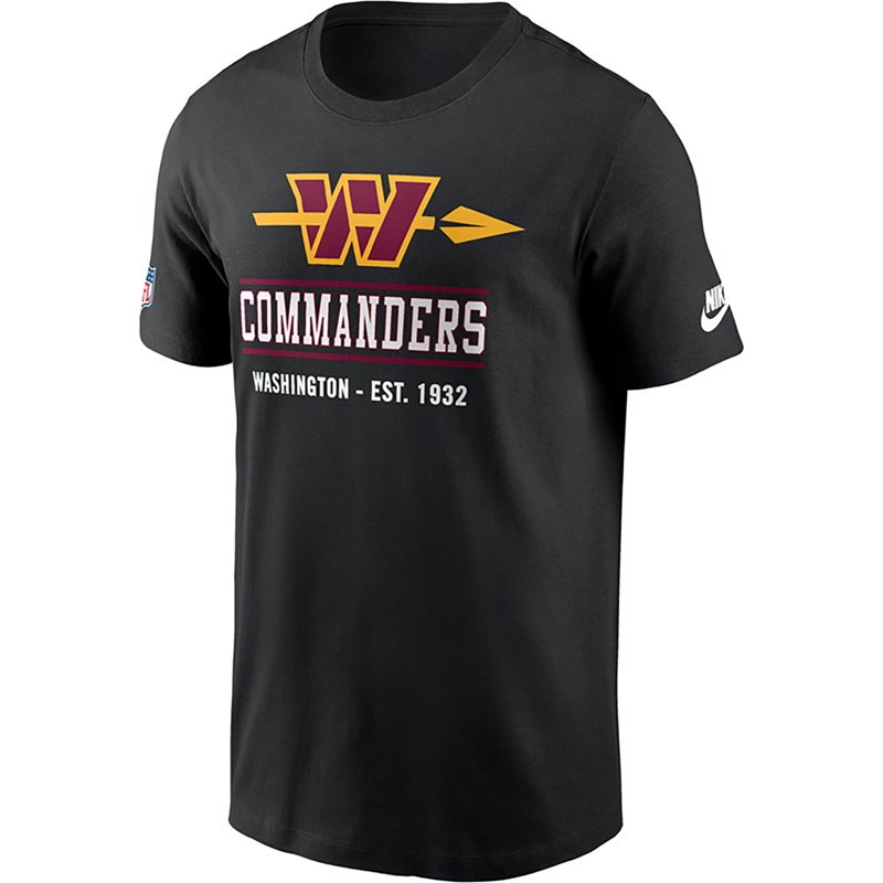 Nike Men's Black Washington Commanders Sideline Alternate Final Sprint Dri-fit T-Shirt - Black