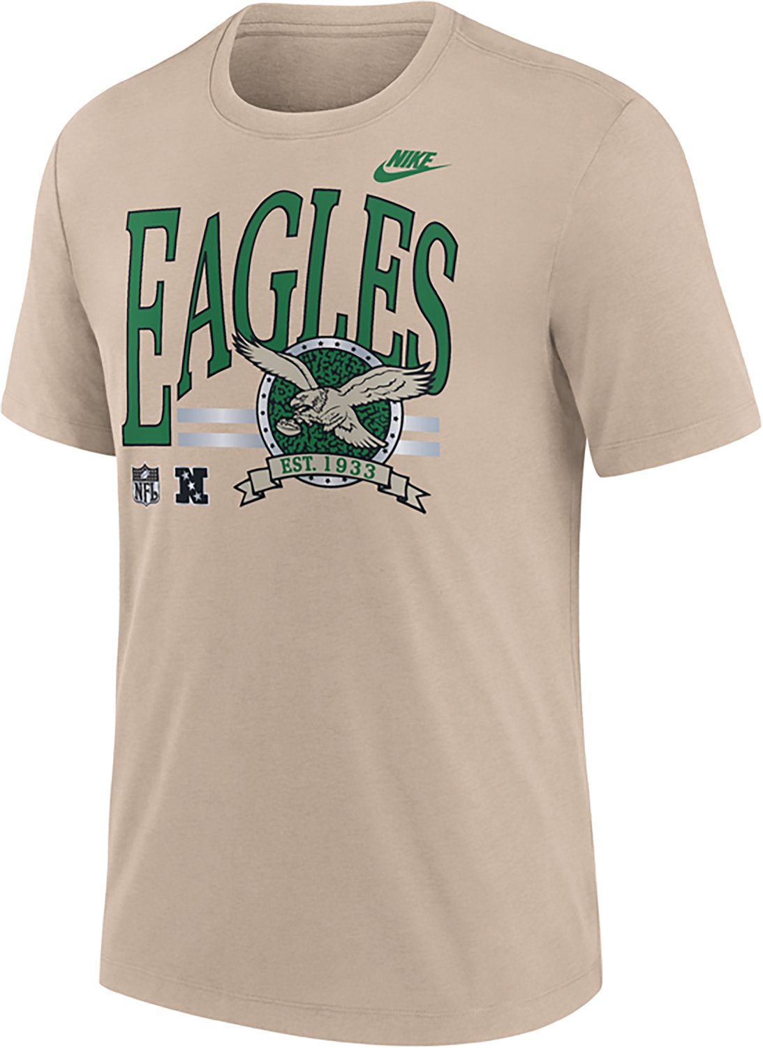 Nike Men's Philadelphia Eagles Rewind Triblend Step It Up Graphic T-shirt