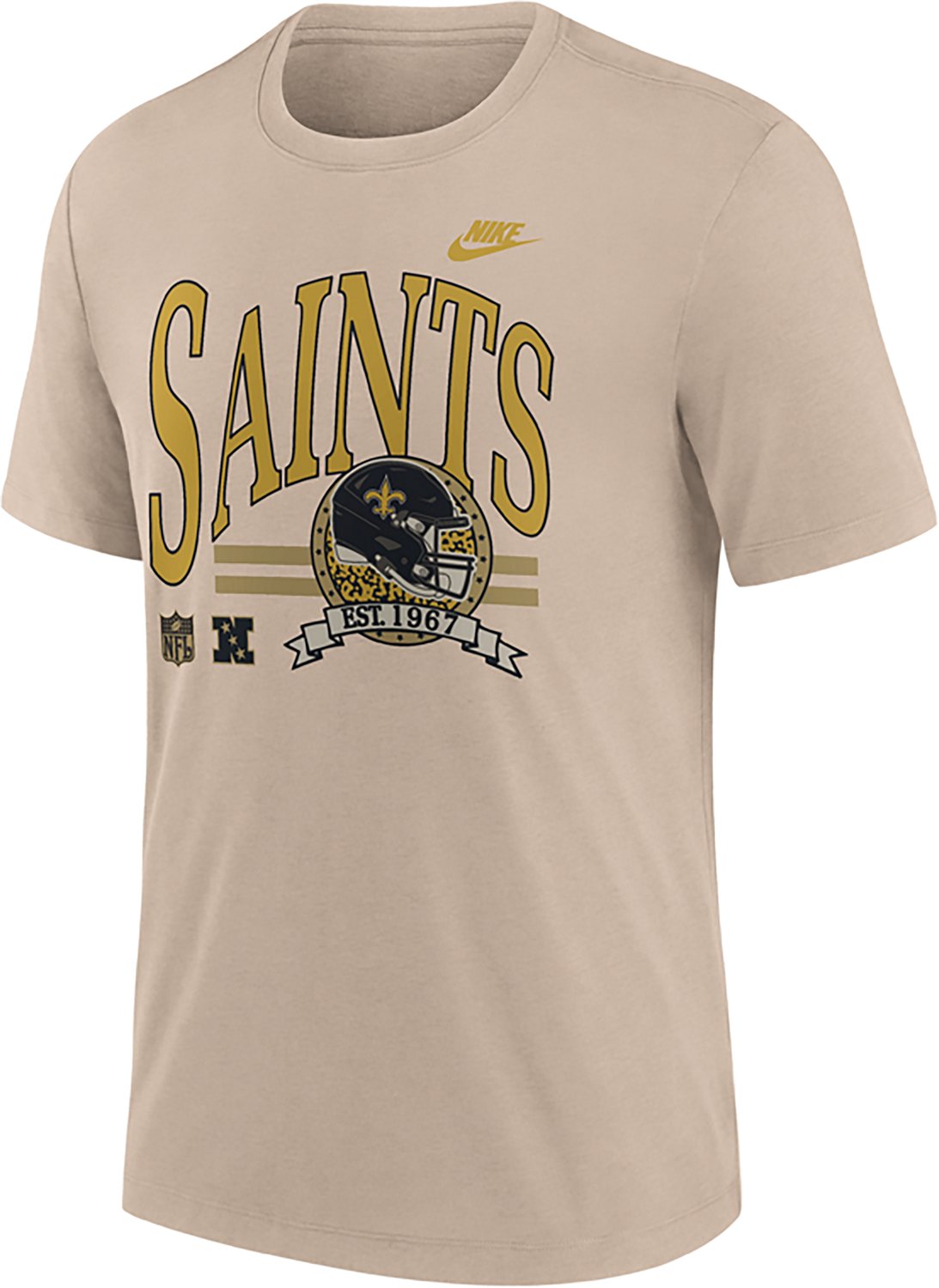 Nike Men's New Orleans Saints Rewind Triblend Step It Up Graphic T-shirt