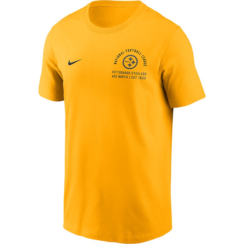 Nike Men's Pittsburgh Steelers Essential Split Logo Graphic T-shirt
