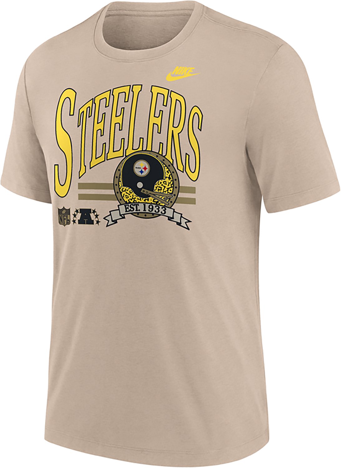 Nike Men's Pittsburgh Steelers Rewind Triblend Step It Up Graphic T-shirt