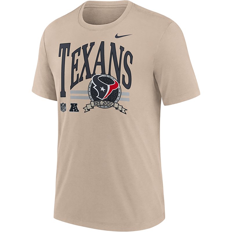 Nike Men's Houston Texans Rewind Triblend Step It Up Graphic T-shirt