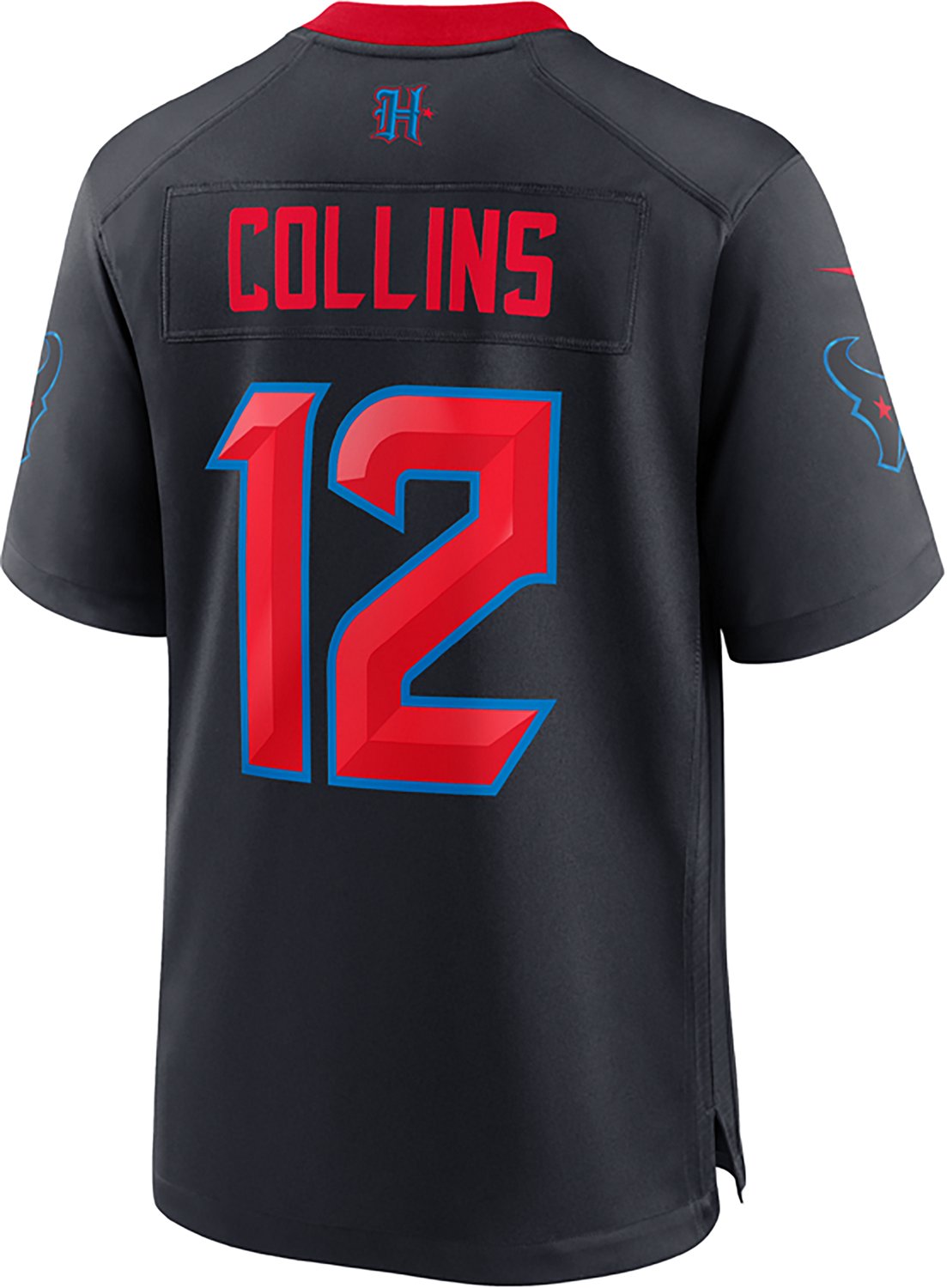 Nike Men's Houston Texans Nico Collins #12 25th Anniversary Patch Game Jersey