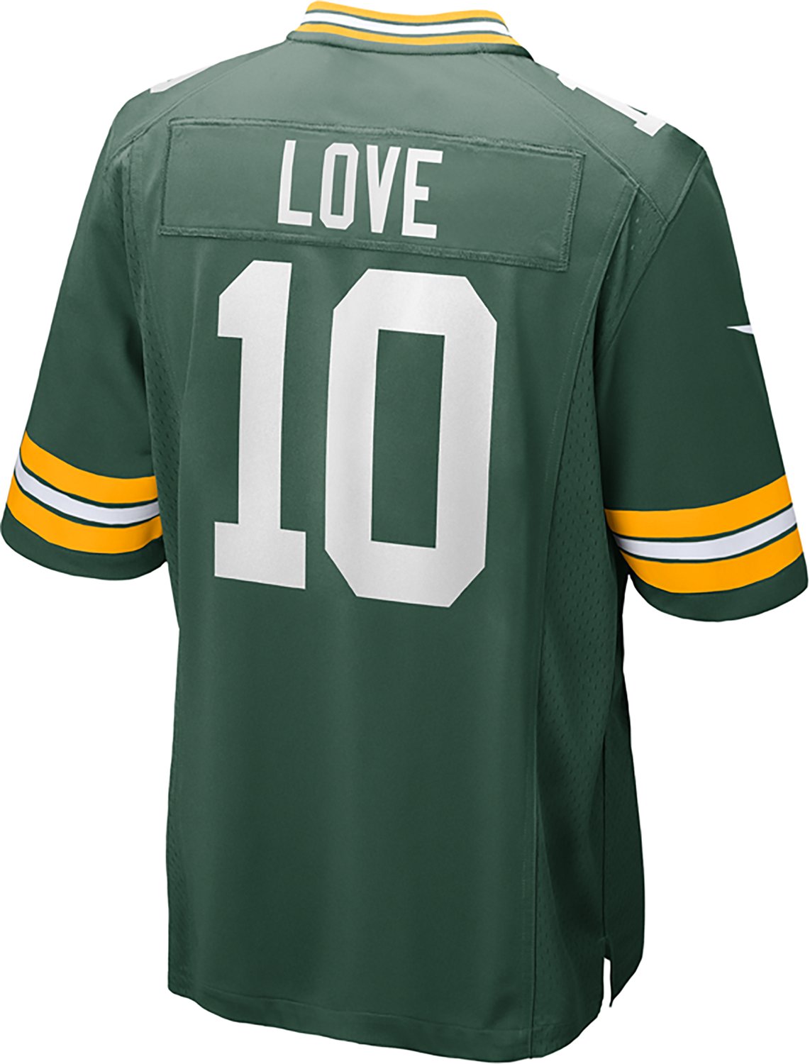 Nike Men's Green Bay Packers Jordan Love #10 Home Game Jersey - view number 3
