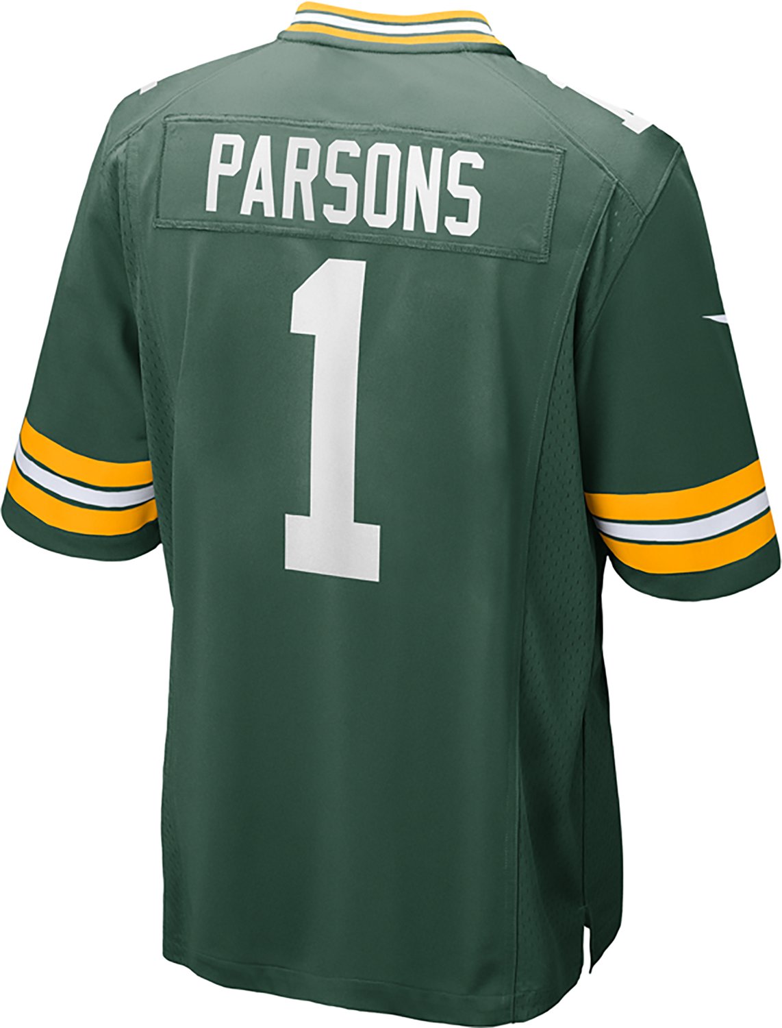 Nike Men's Green Bay Packers Micah Parsons #1 Home Game Jersey - view number 3