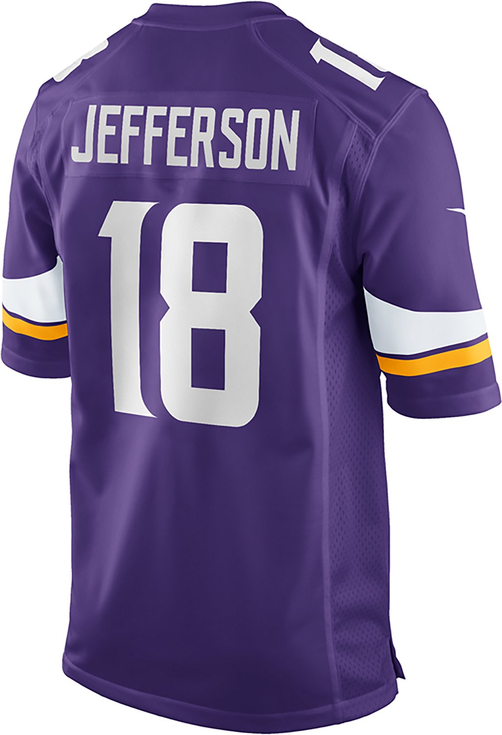 Nike Men's Minnesota Vikings Justin Jefferson #18 Home Game Jersey - view number 3