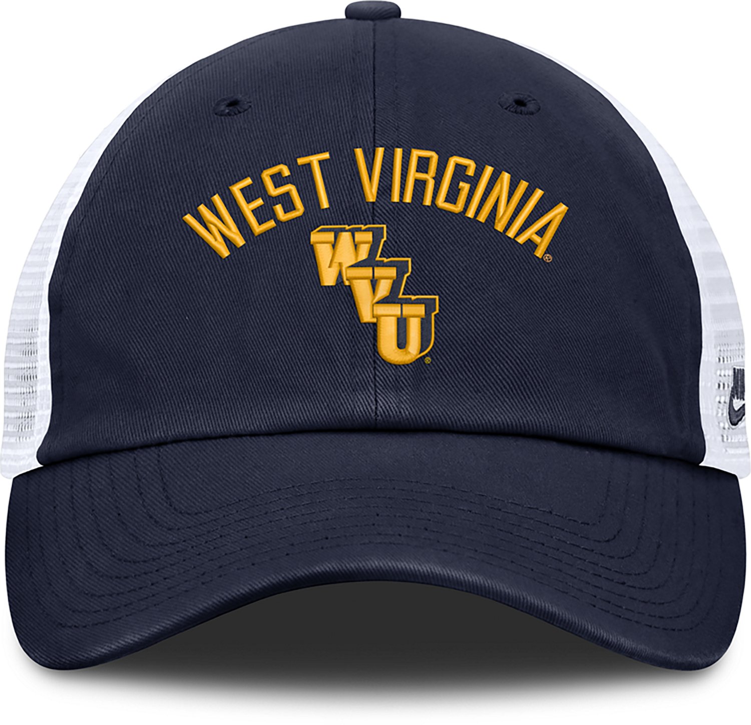 Nike West Virginia University School Arch Over Legacy Logo Club Cap - view number 2