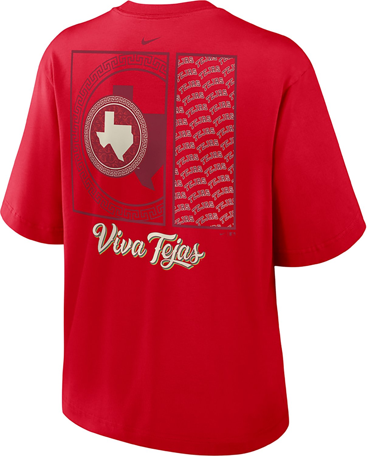 Nike Women's Texas Rangers Premium Essentials Loose Fit Boxy Graphic T-shirt - view number 3