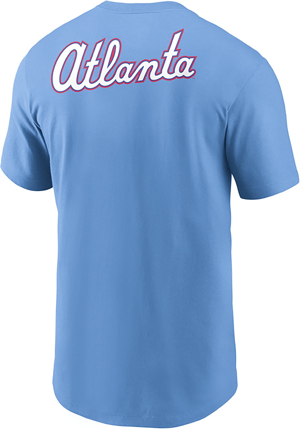 Nike Men's Atlanta Braves Club Crew Graphic T-shirt - view number 2