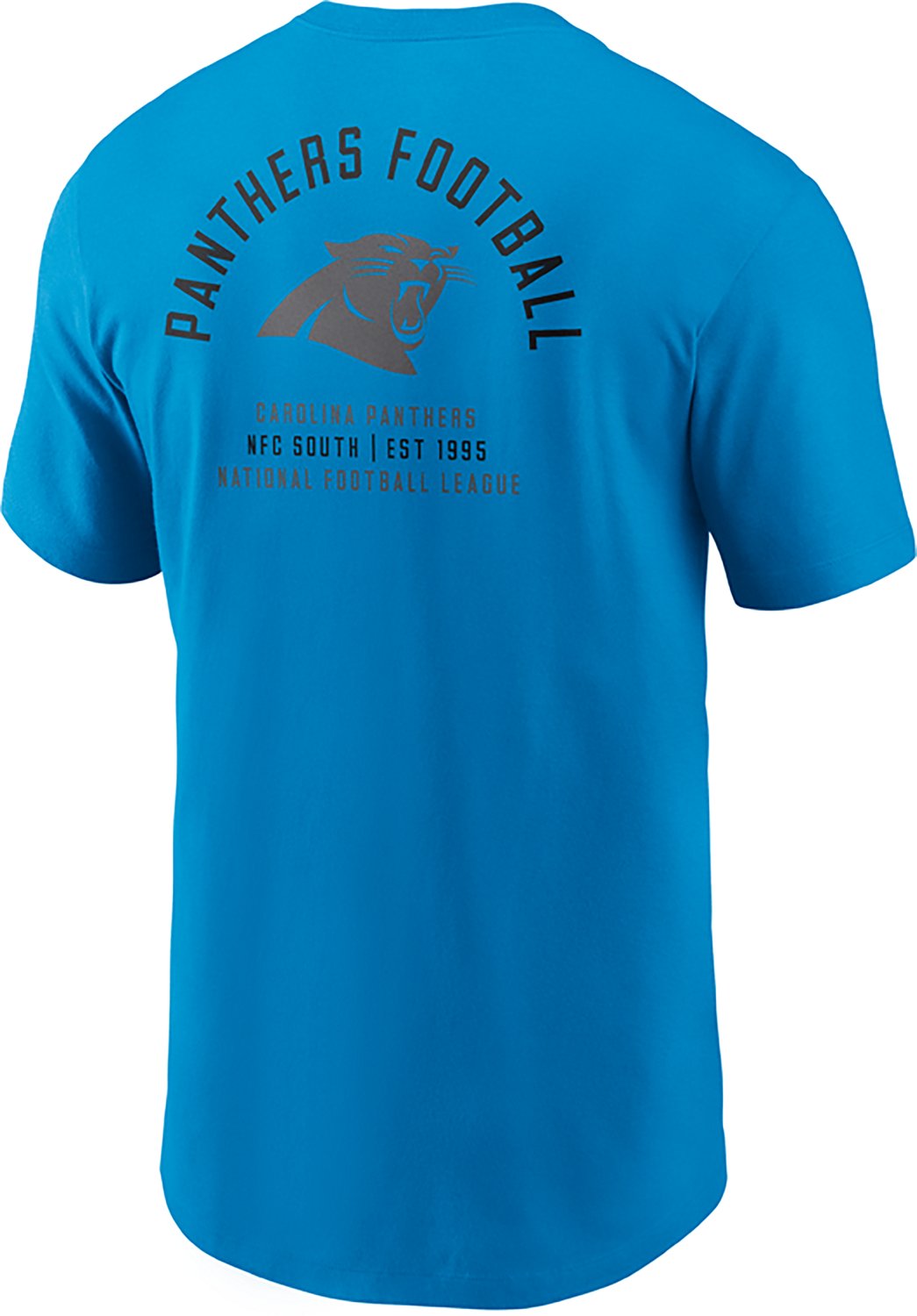 Nike Men's Carolina Panthers Essential Split Logo Graphic T-shirt