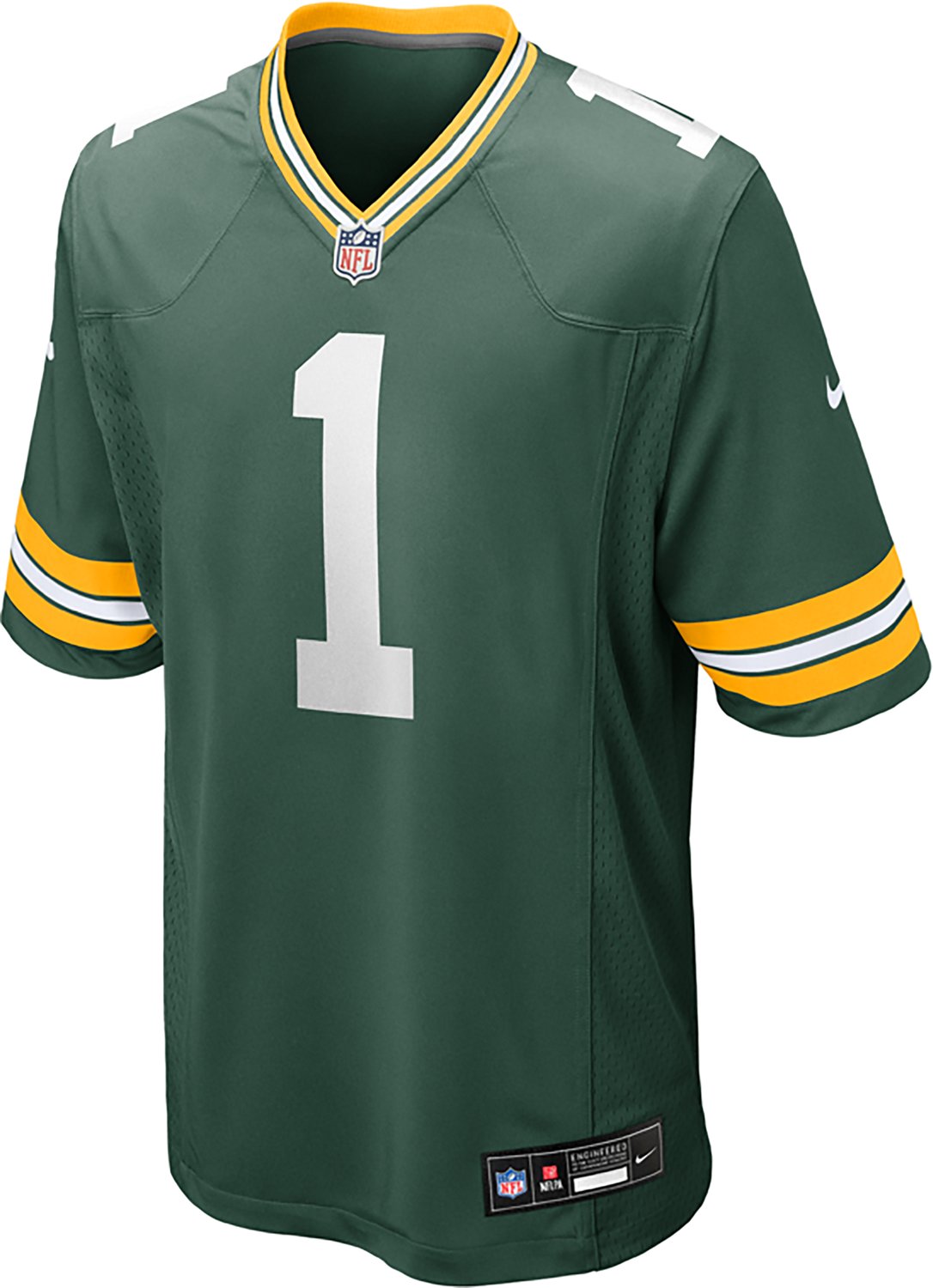 Nike Men's Green Bay Packers Micah Parsons #1 Home Game Jersey - view number 4