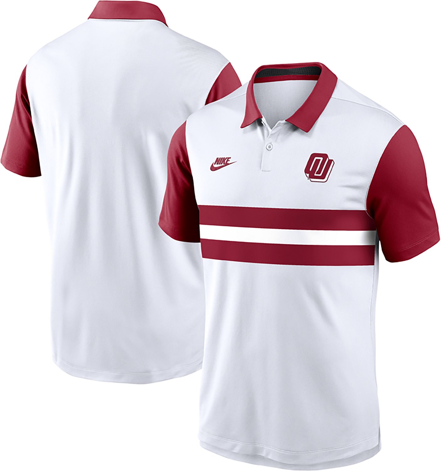 Nike Men's University of Oklahoma Legacy Logo Vapor Polo Shirt - view number 3