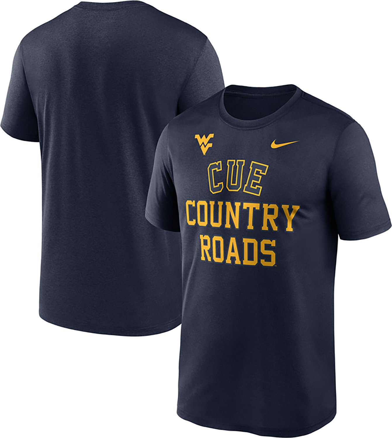 Nike Men's West Virginia University Arch Mantra Legend Graphic T-shirt - view number 3