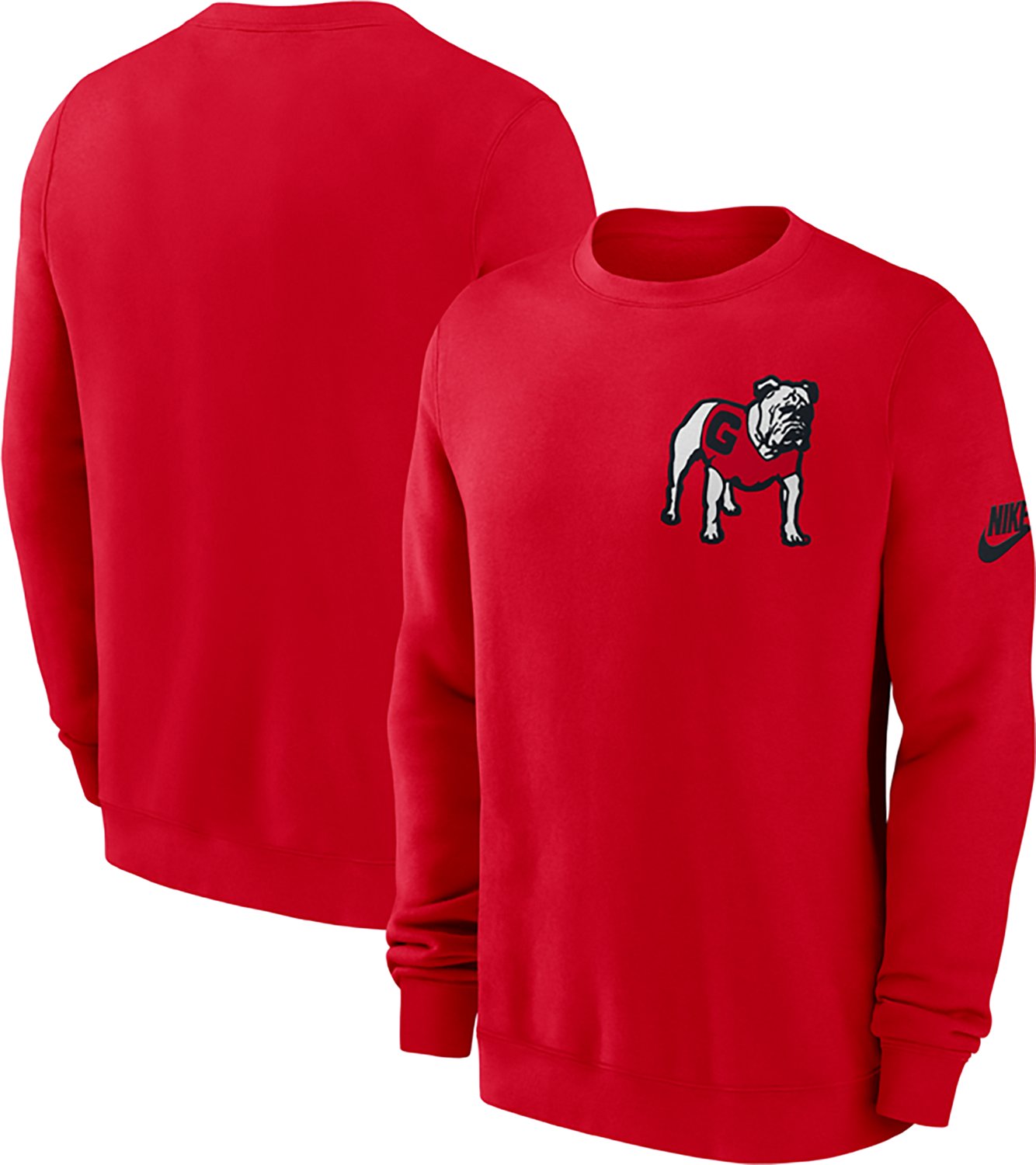 Nike Men's University of Georgia Legacy Logo Long Sleeve Graphic T-shirt - view number 3
