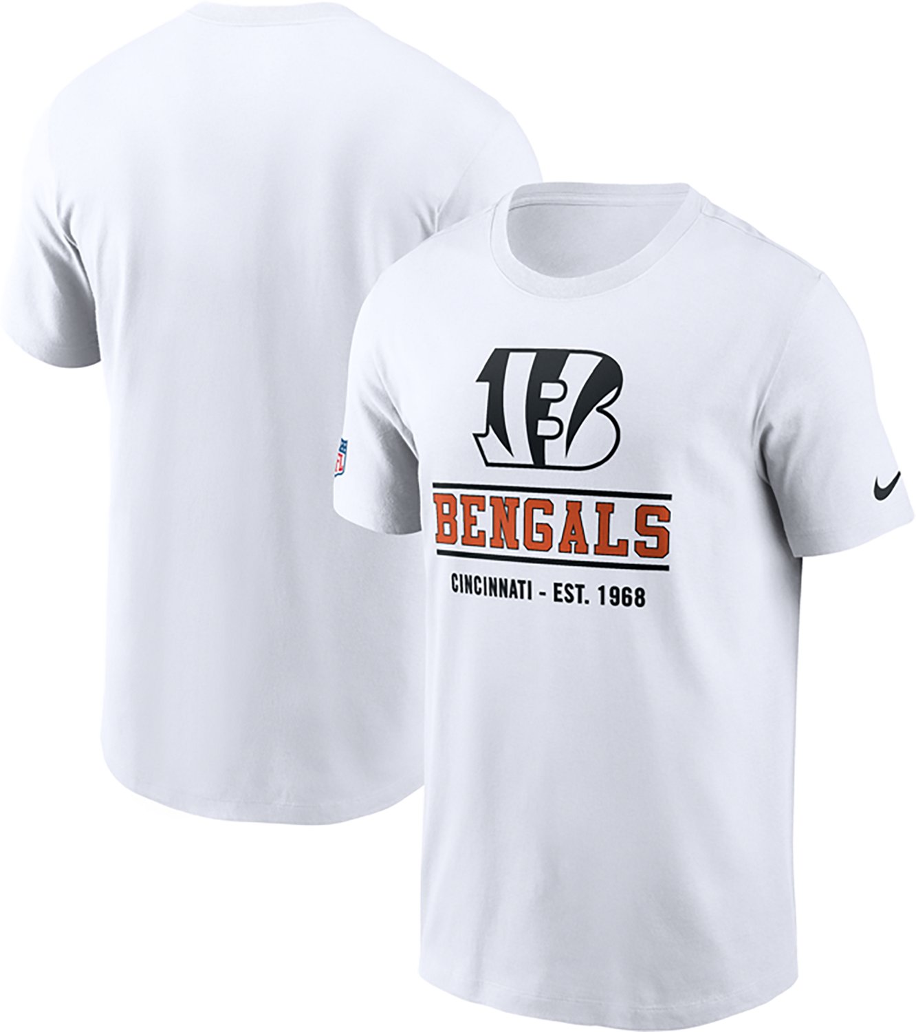 Nike Men's Cincinnati Bengals Sideline ALT Graphic T-shirt - view number 3