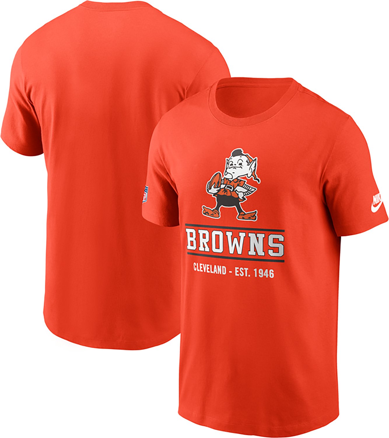 Nike Men's Cleveland Browns Sideline ALT Graphic T-shirt - view number 3