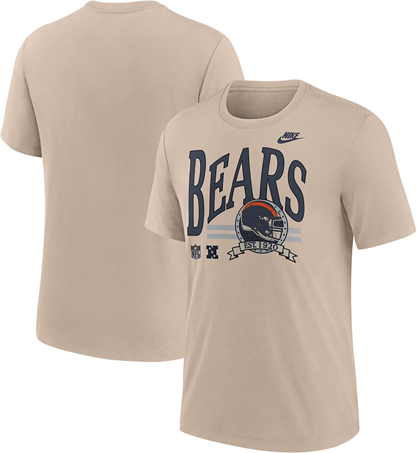 Nike Men's Chicago Bears Rewind Triblend Step It Up Graphic T-shirt