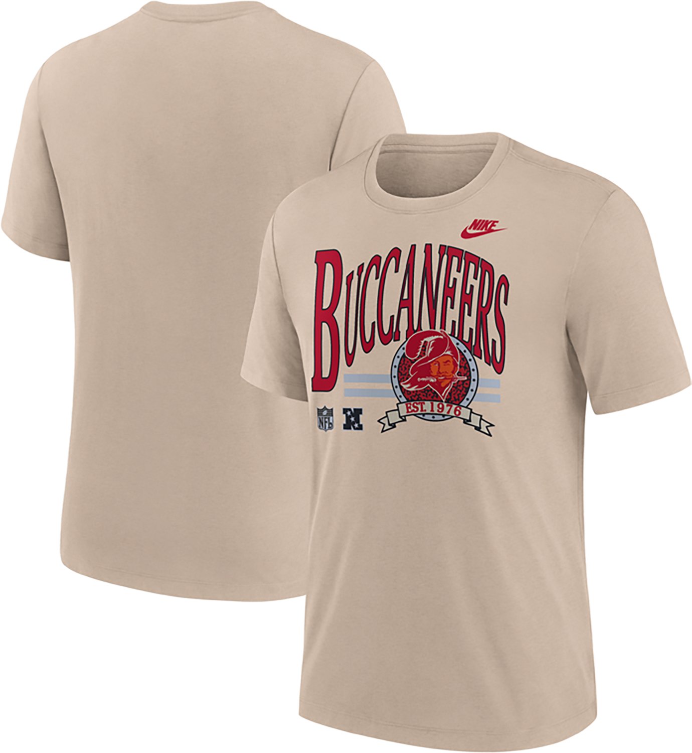 Nike Men's Tampa Bay Buccaneers Rewind Triblend Step It Up Graphic T-shirt