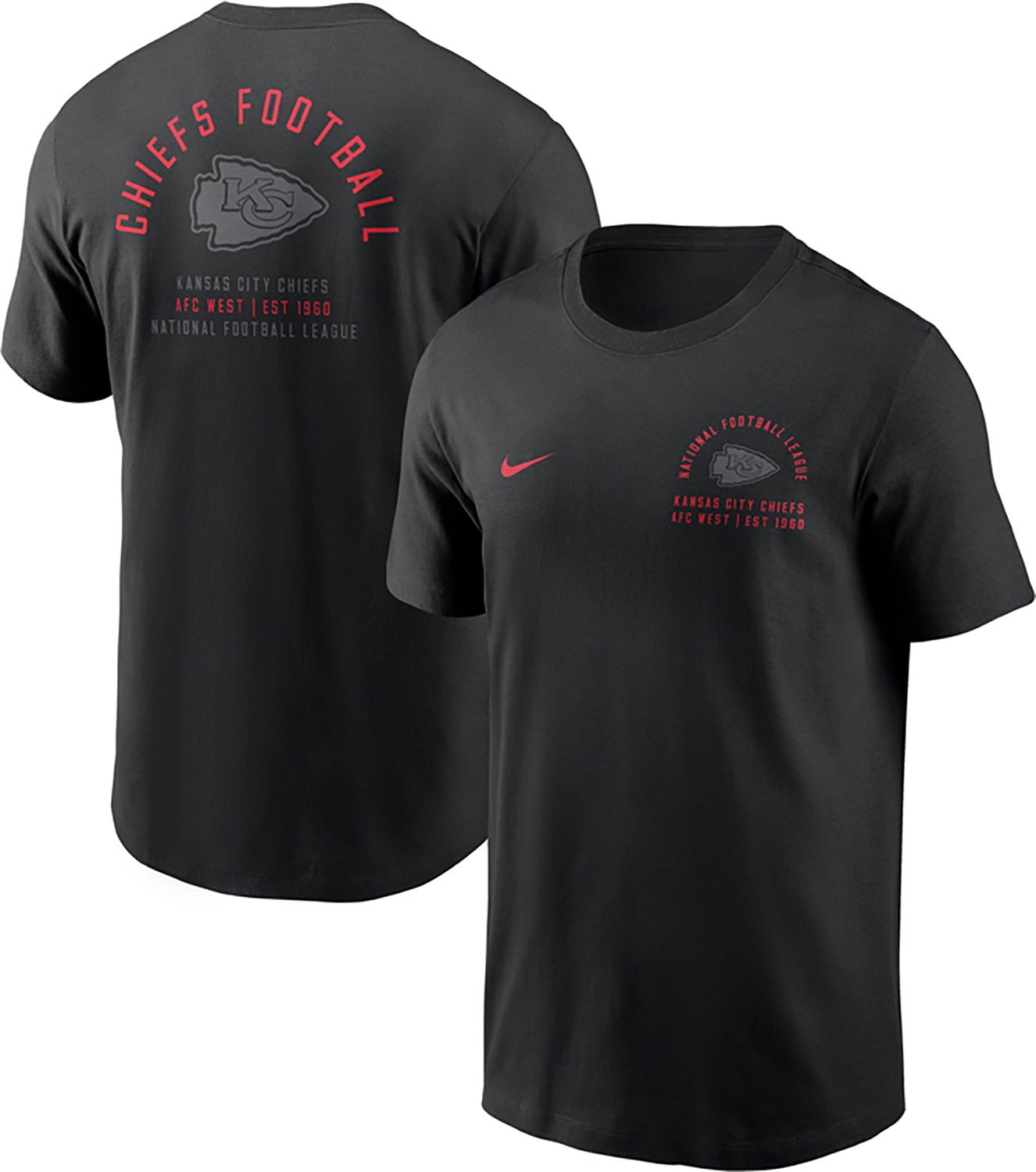 Nike Men's Kansas City Chiefs Essential Split Logo Graphic T-shirt