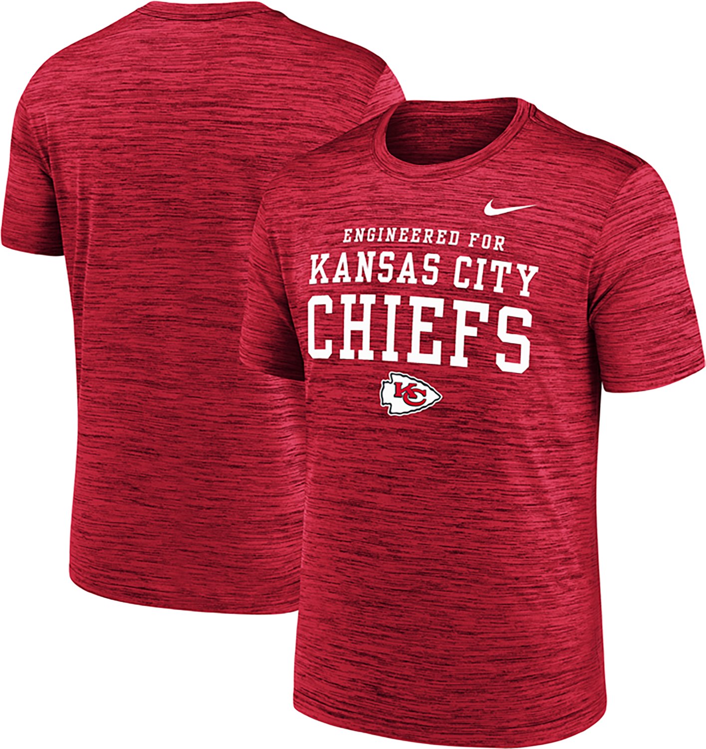 Nike Men's Kansas City Chiefs Know the Game Velocity Graphic T-shirt