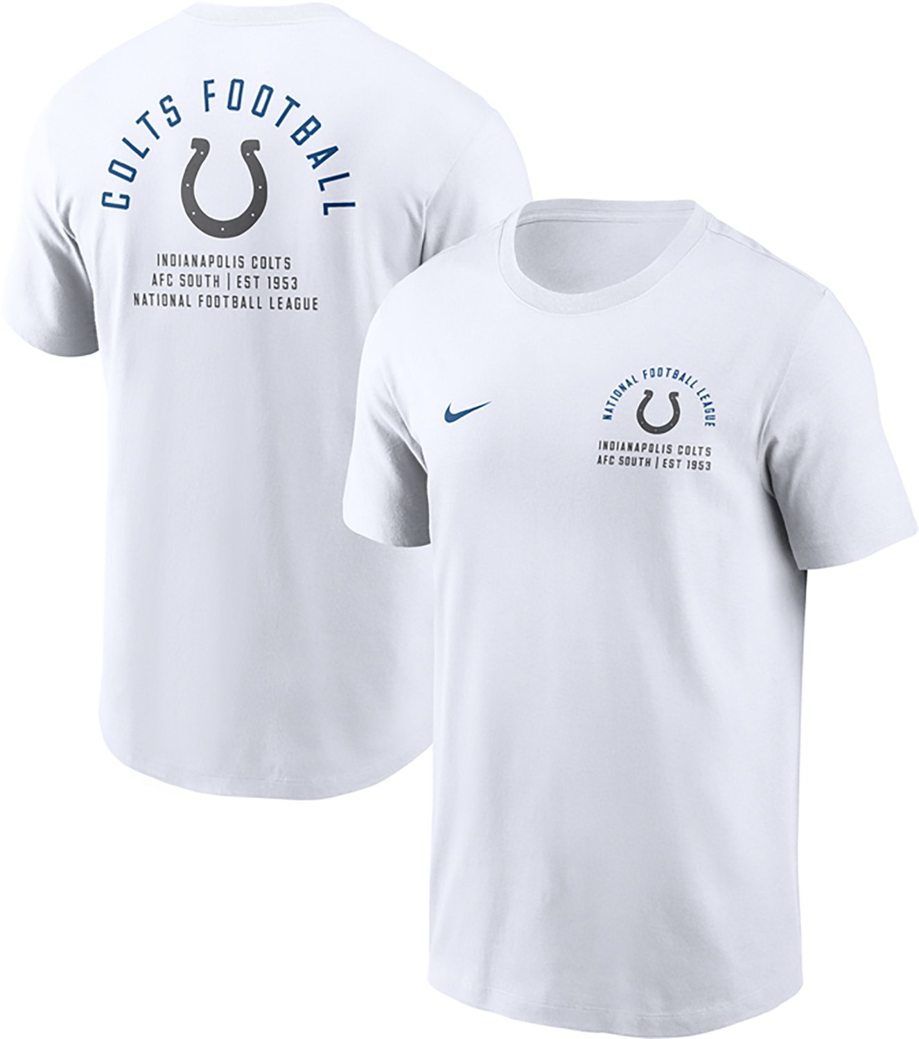 Nike Men's Indianapolis Colts Essential Split Logo Graphic T-shirt