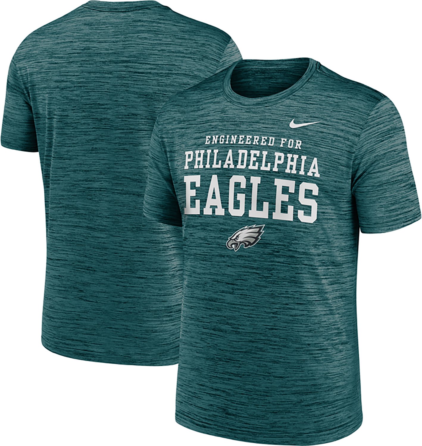 Nike Men's Philadelphia Eagles Know the Game Velocity Graphic T-shirt - view number 3