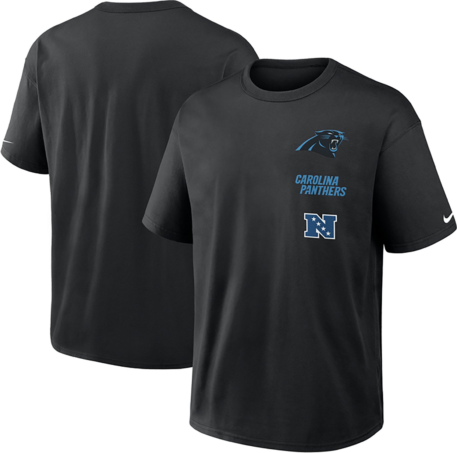Nike Men's Carolina Panthers Primetime Max 90 Graphic T-shirt - view number 3