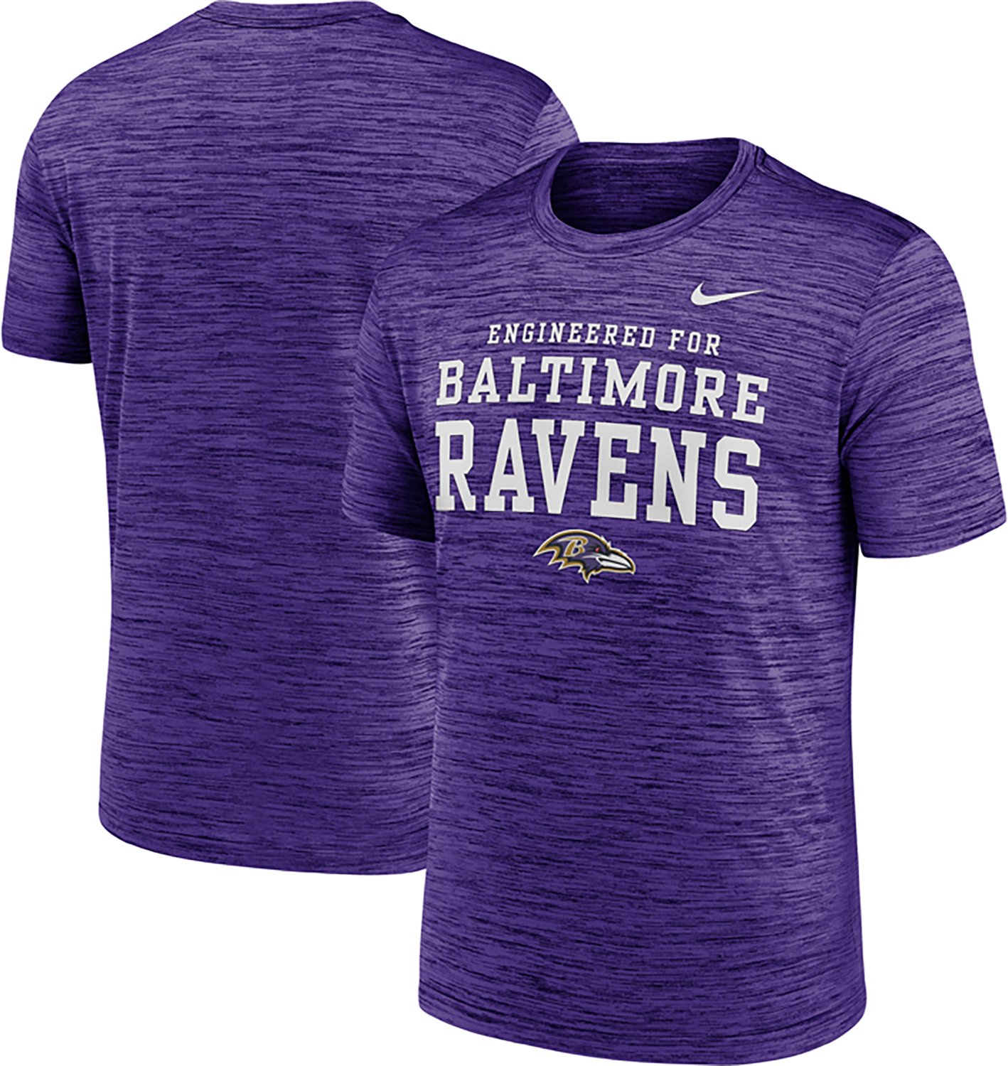 Nike Men's Baltimore Ravens Know the Game Velocity Graphic T-shirt