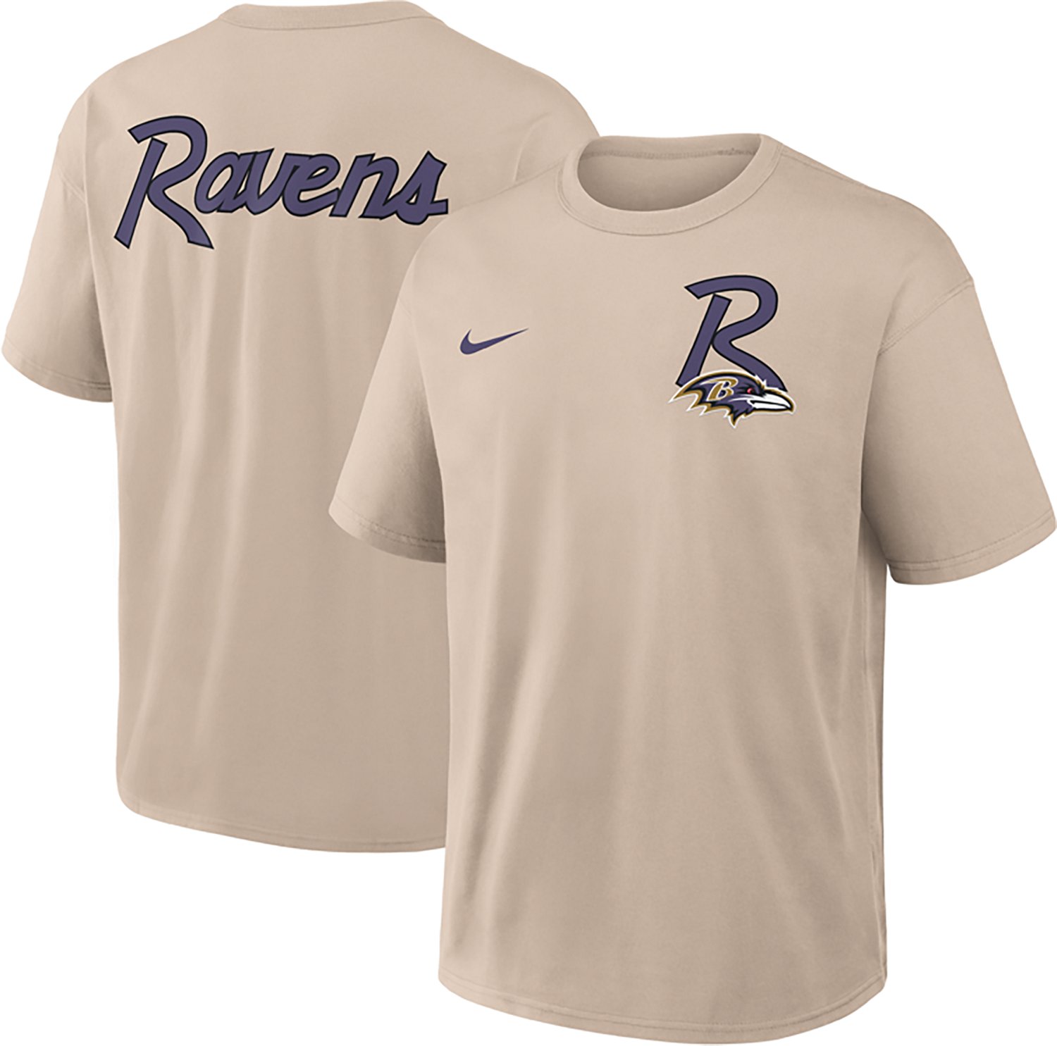 Nike Men's Baltimore Ravens Rewind Max 90 Graphic T-shirt