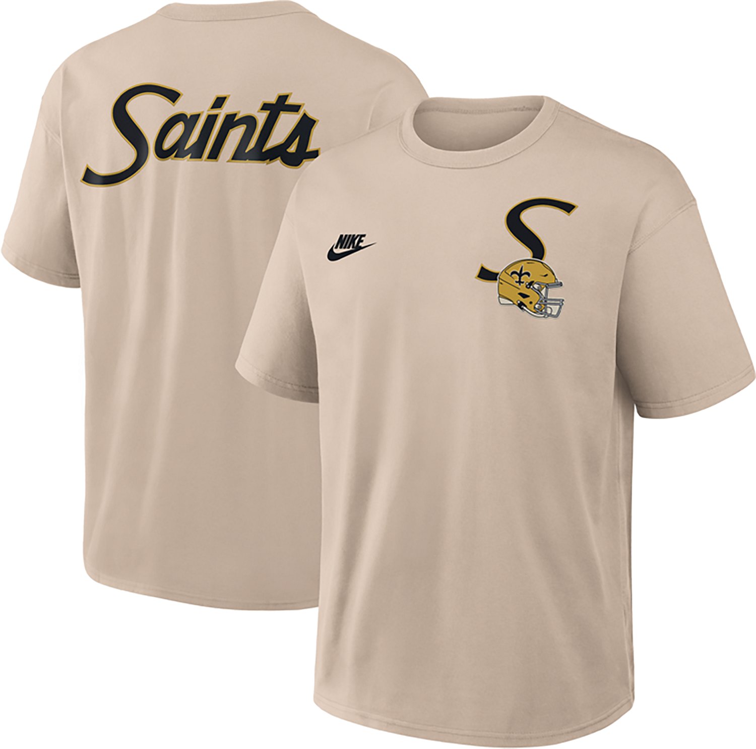 Nike Men's New Orleans Saints Rewind Max 90 Graphic T-shirt - view number 3