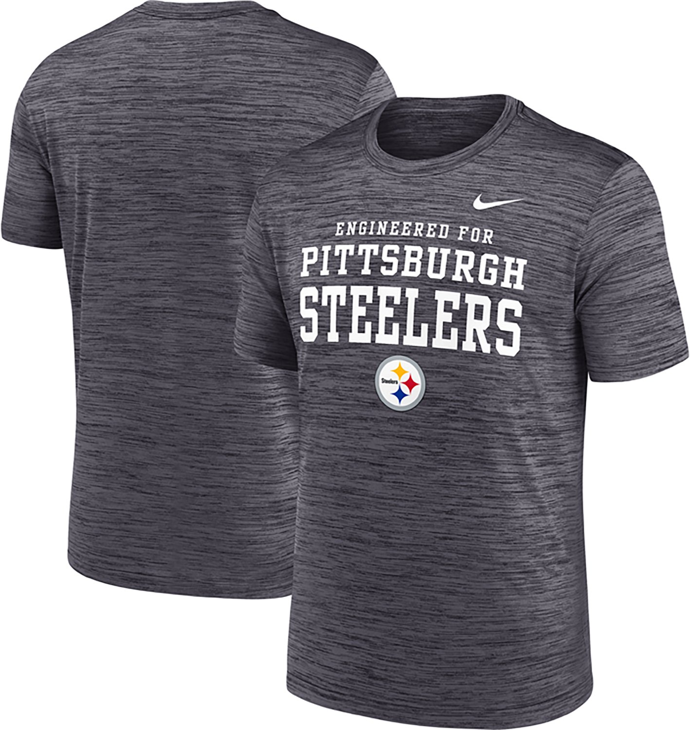 Nike Men's Pittsburgh Steelers Know the Game Velocity Graphic T-shirt - view number 3