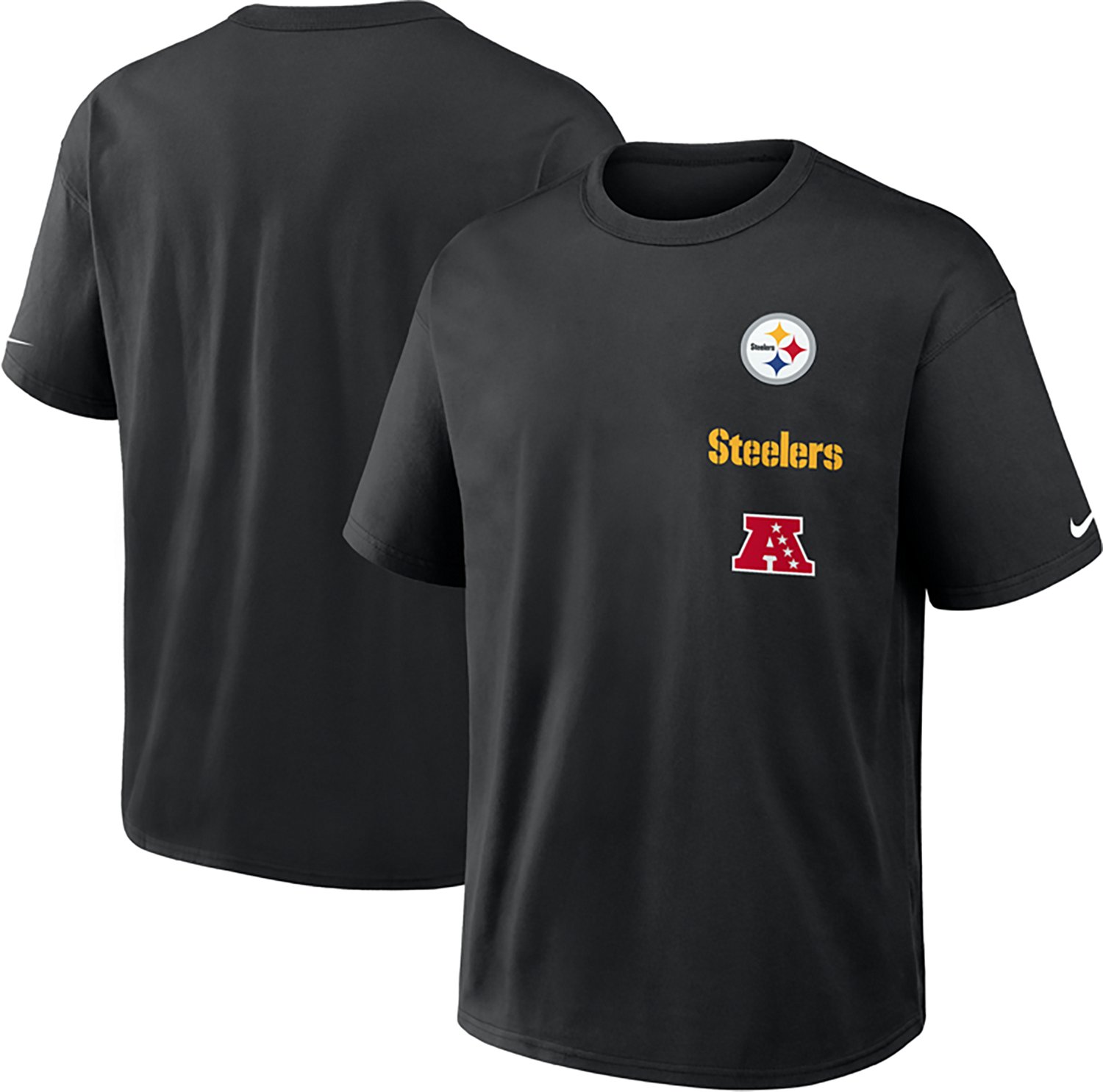 Nike Men's Pittsburgh Steelers Primetime Max 90 Graphic T-shirt - view number 3