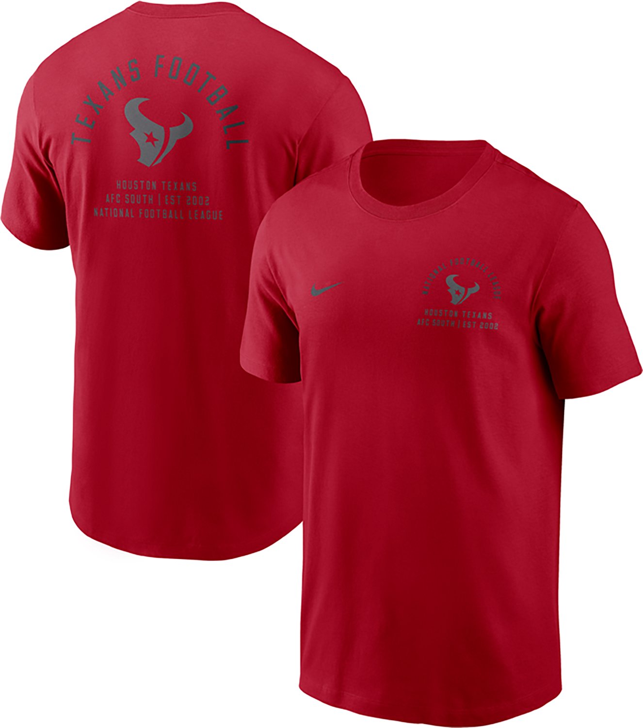 Nike Men's Houston Texans Essential Split Logo Graphic T-shirt