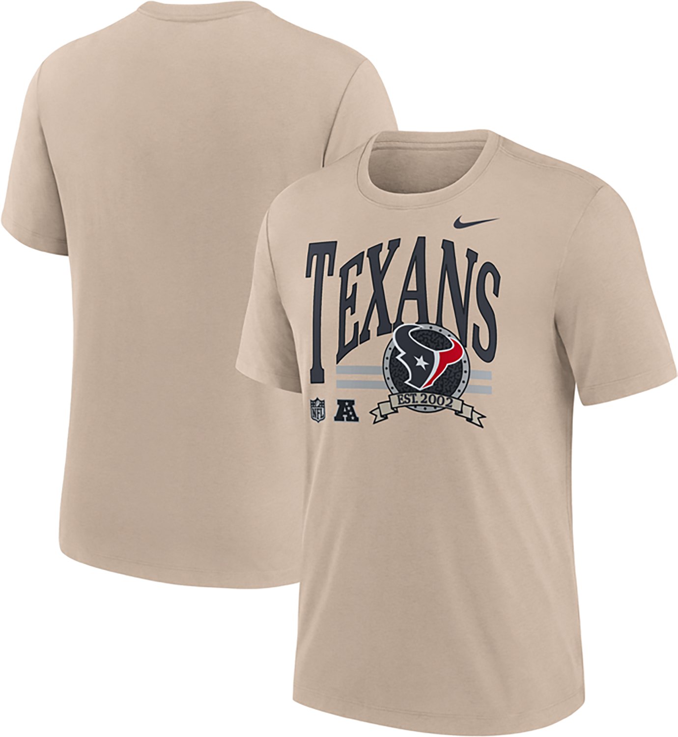 Nike Men's Houston Texans Rewind Triblend Step It Up Graphic T-shirt